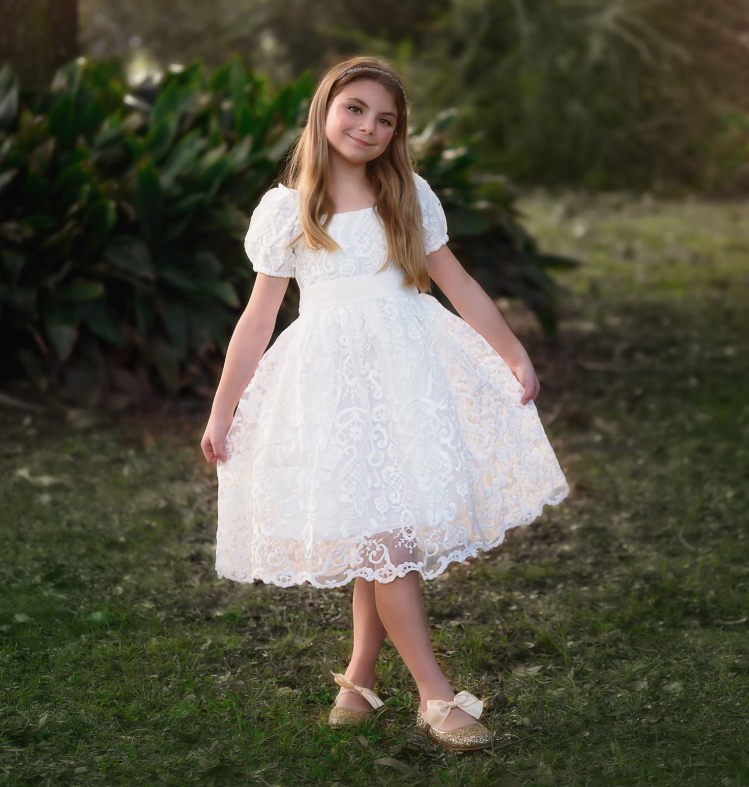 ARIELLE DRESS WHITE