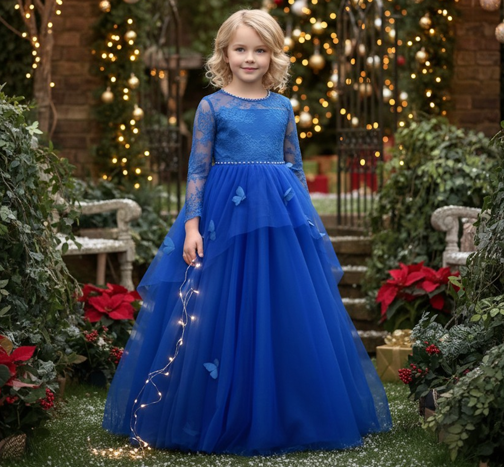 MARIPOSA GOWN ROYAL BLUE