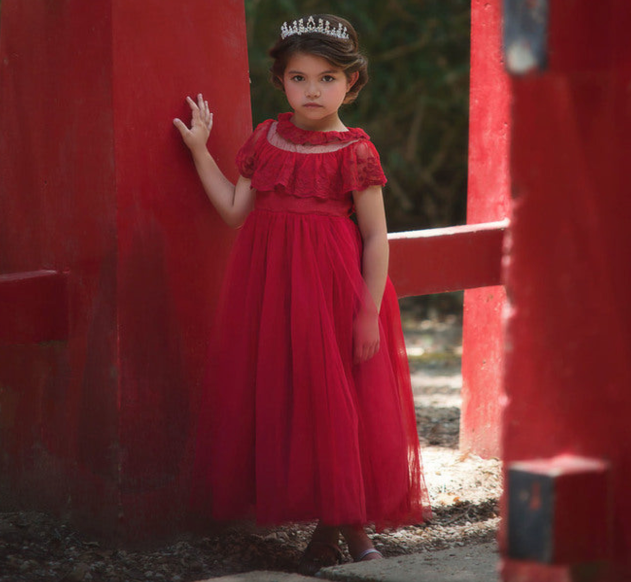 GIOVANNA GOWN CRIMSON