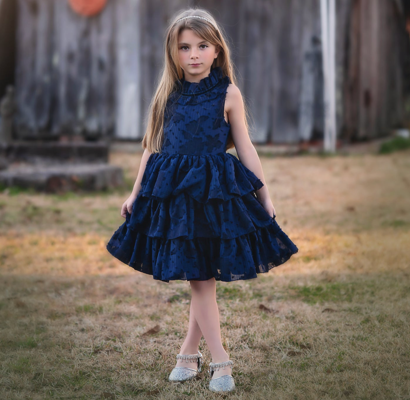 JOELLE DRESS NAVY