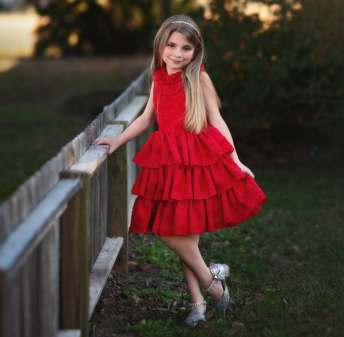 crimson dress JOELLE DRESS CRIMSON 3