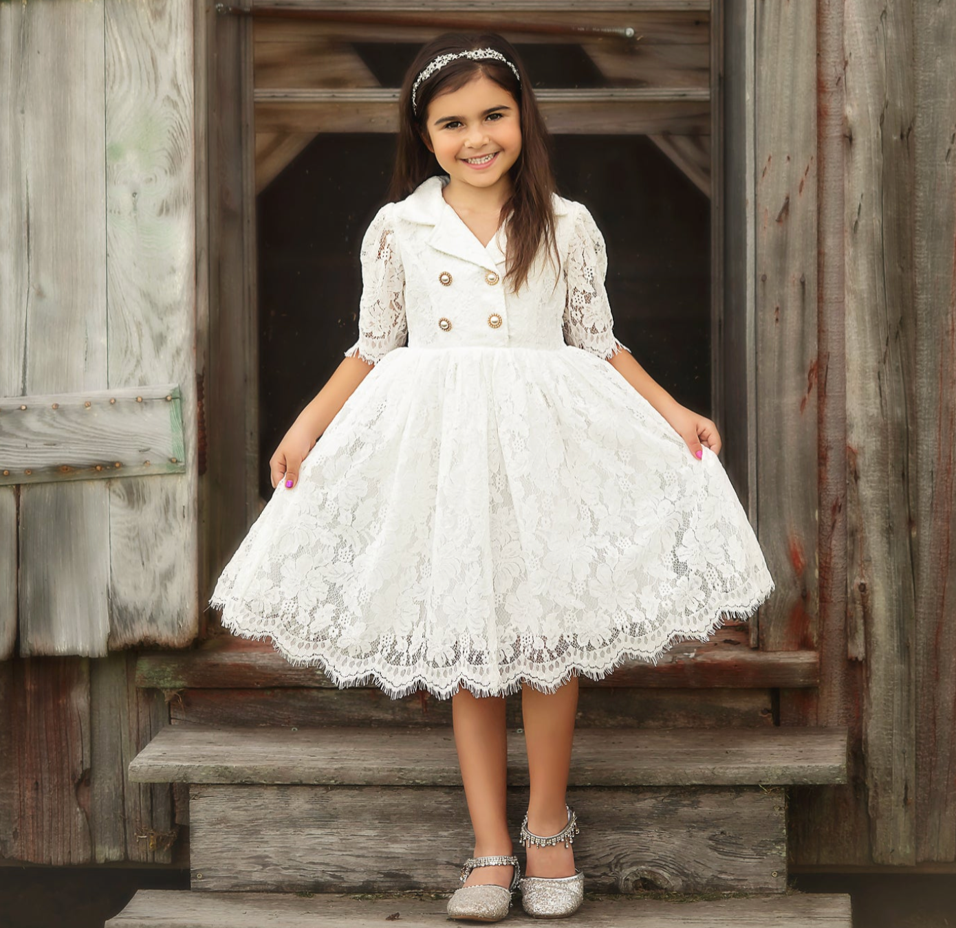 COLLETTE DRESS WHITE