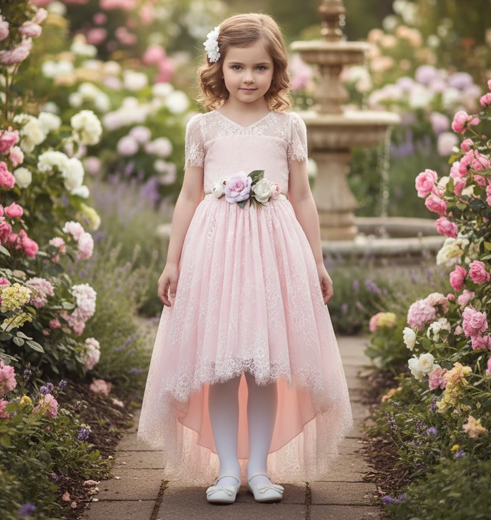 AINSLEY DRESS & BELT SET PINK