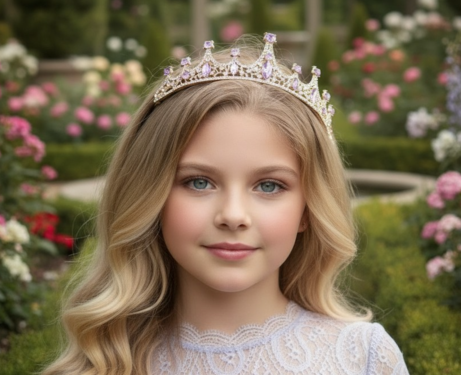 PRINCESS MARCELINA TIARA PURPLE