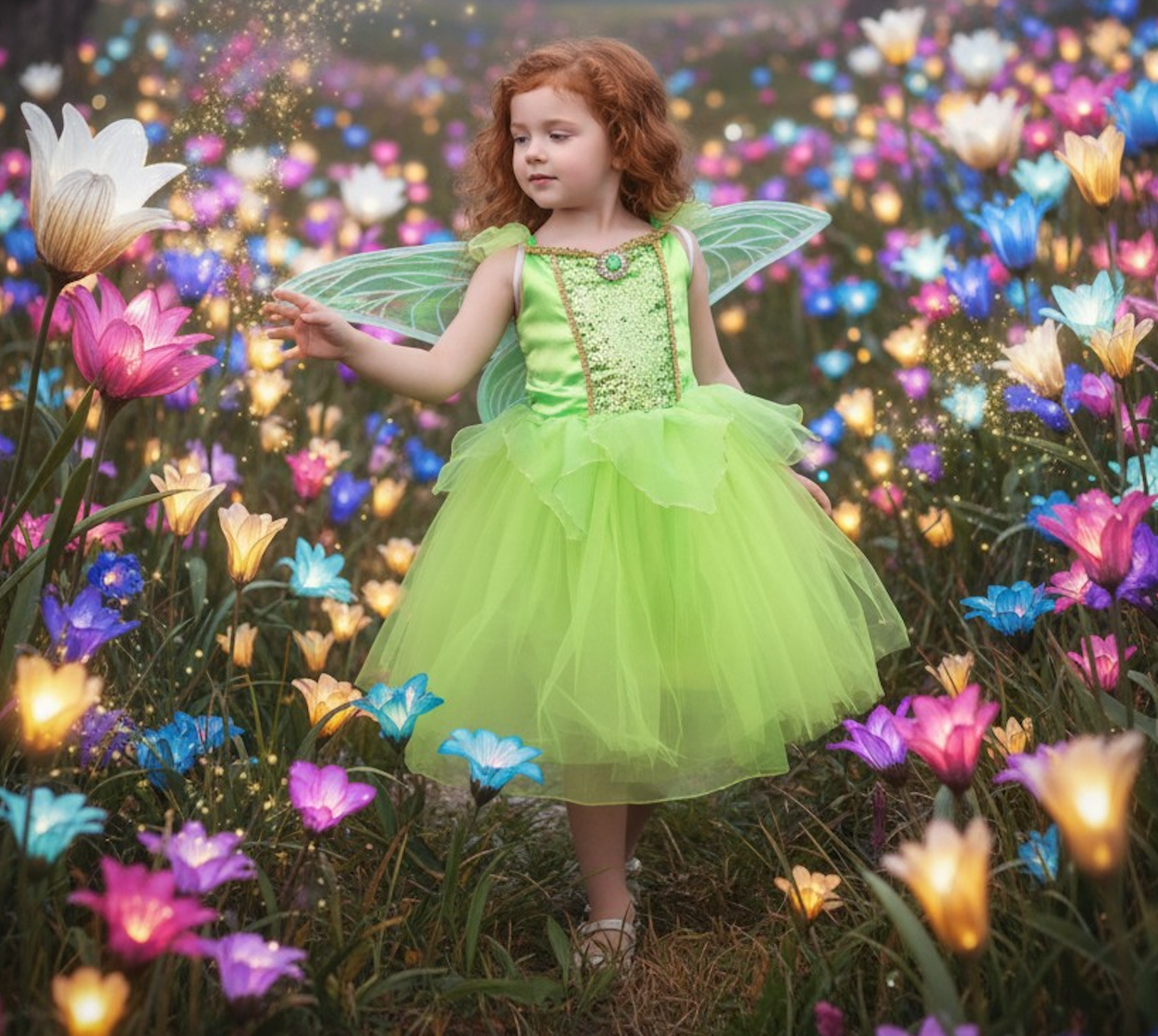 ENCHANTED FAIRY DRESS & WING SET