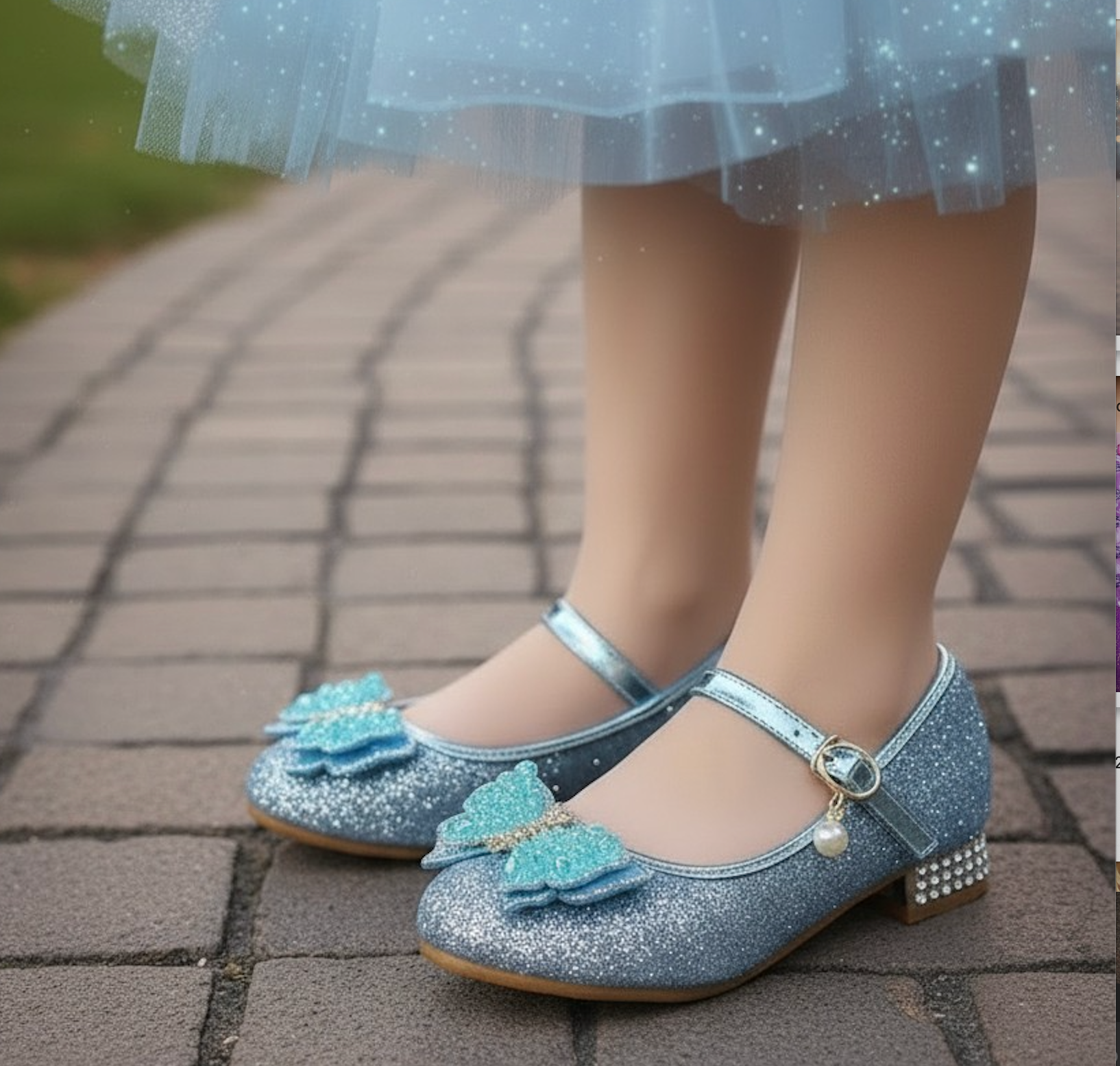 $39.99 DRESS UP SALE MAGICAL BUTTERFLY SHOE BLUE