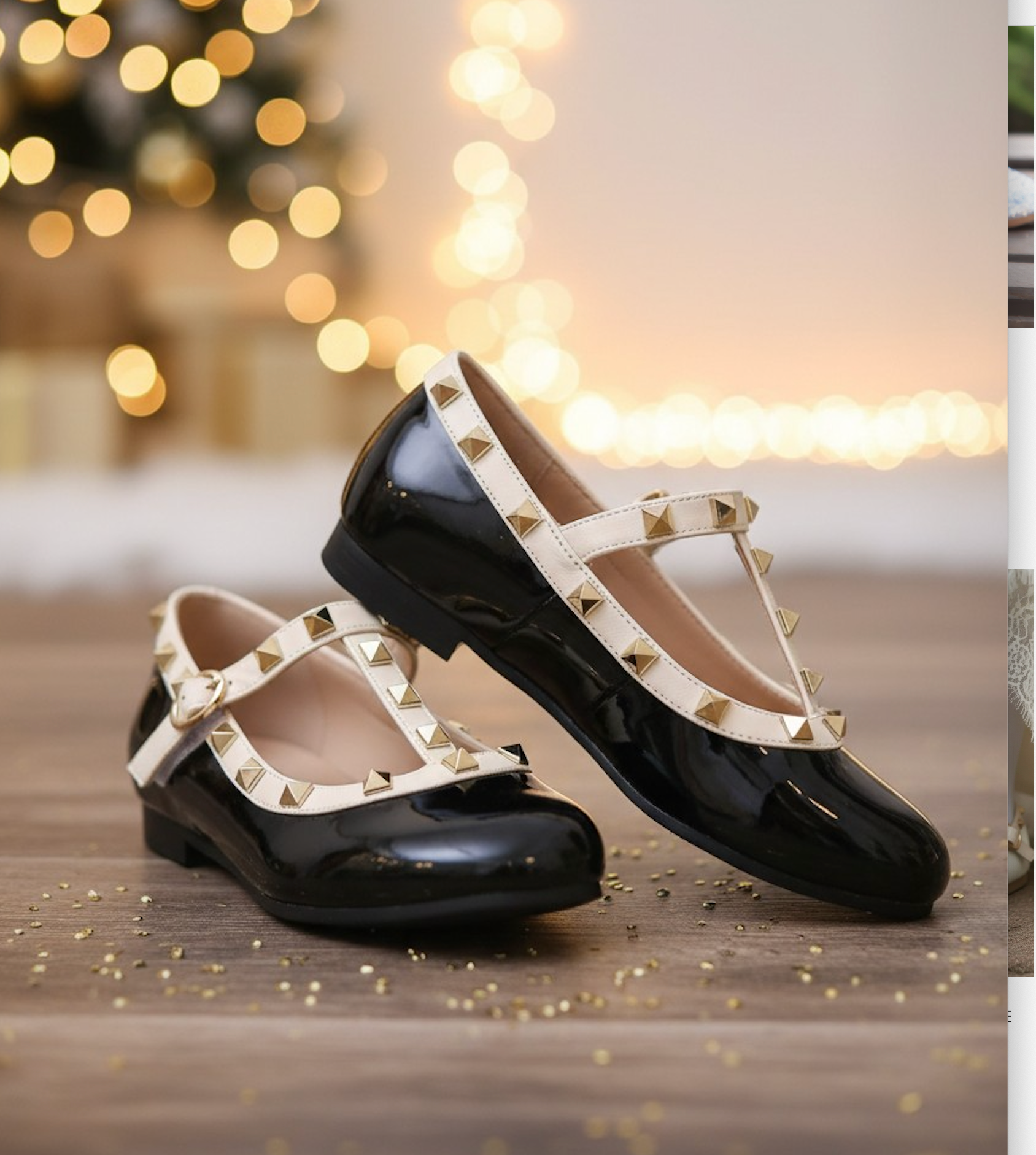 VICTORIA SHOE BLACK PATENT