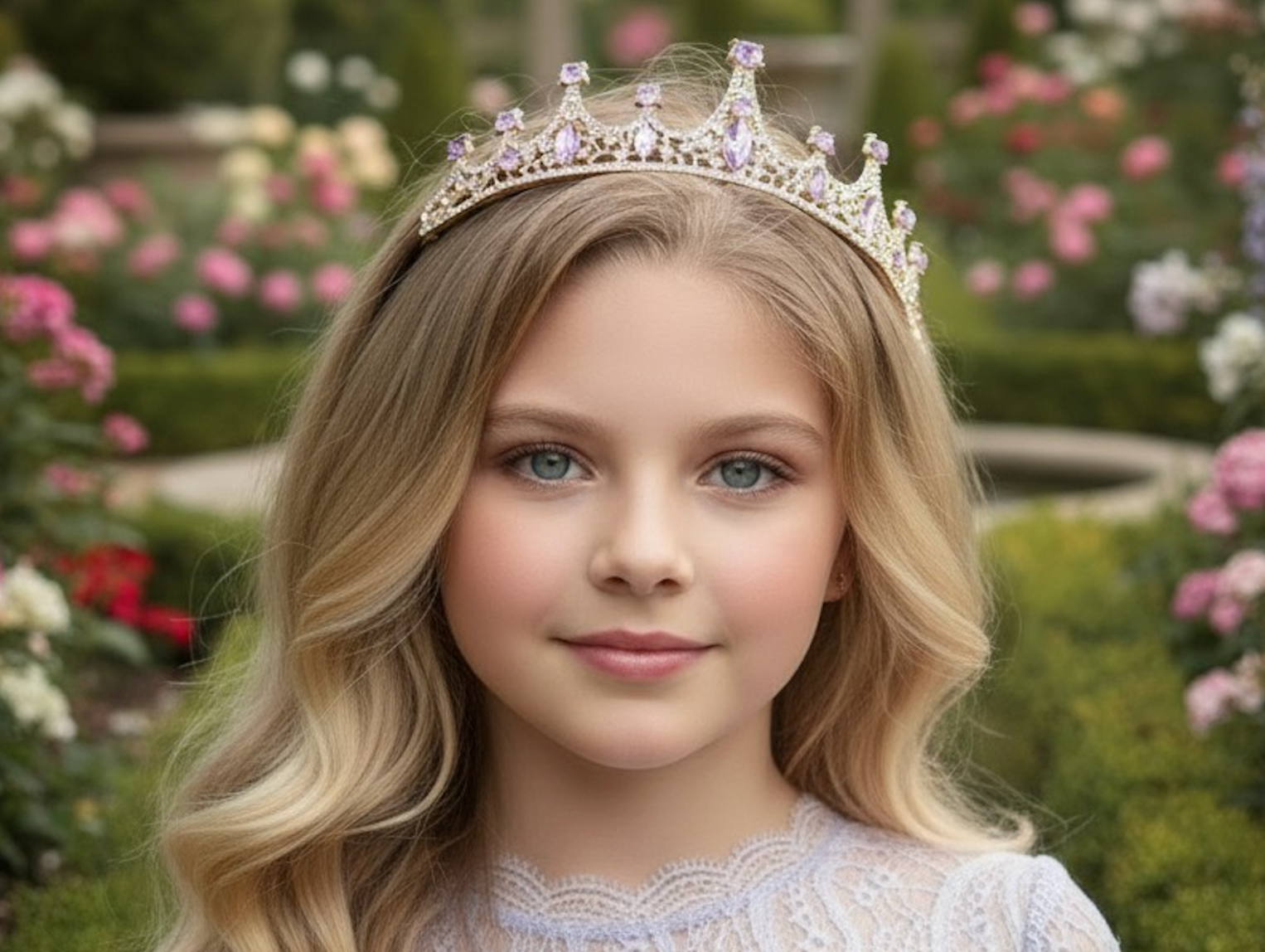 PRINCESS MARCELINA TIARA PURPLE