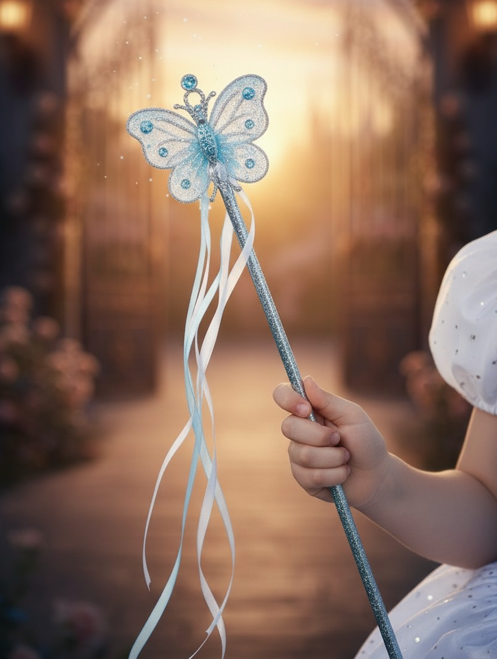 BUTTERFLY WAND BLUE
