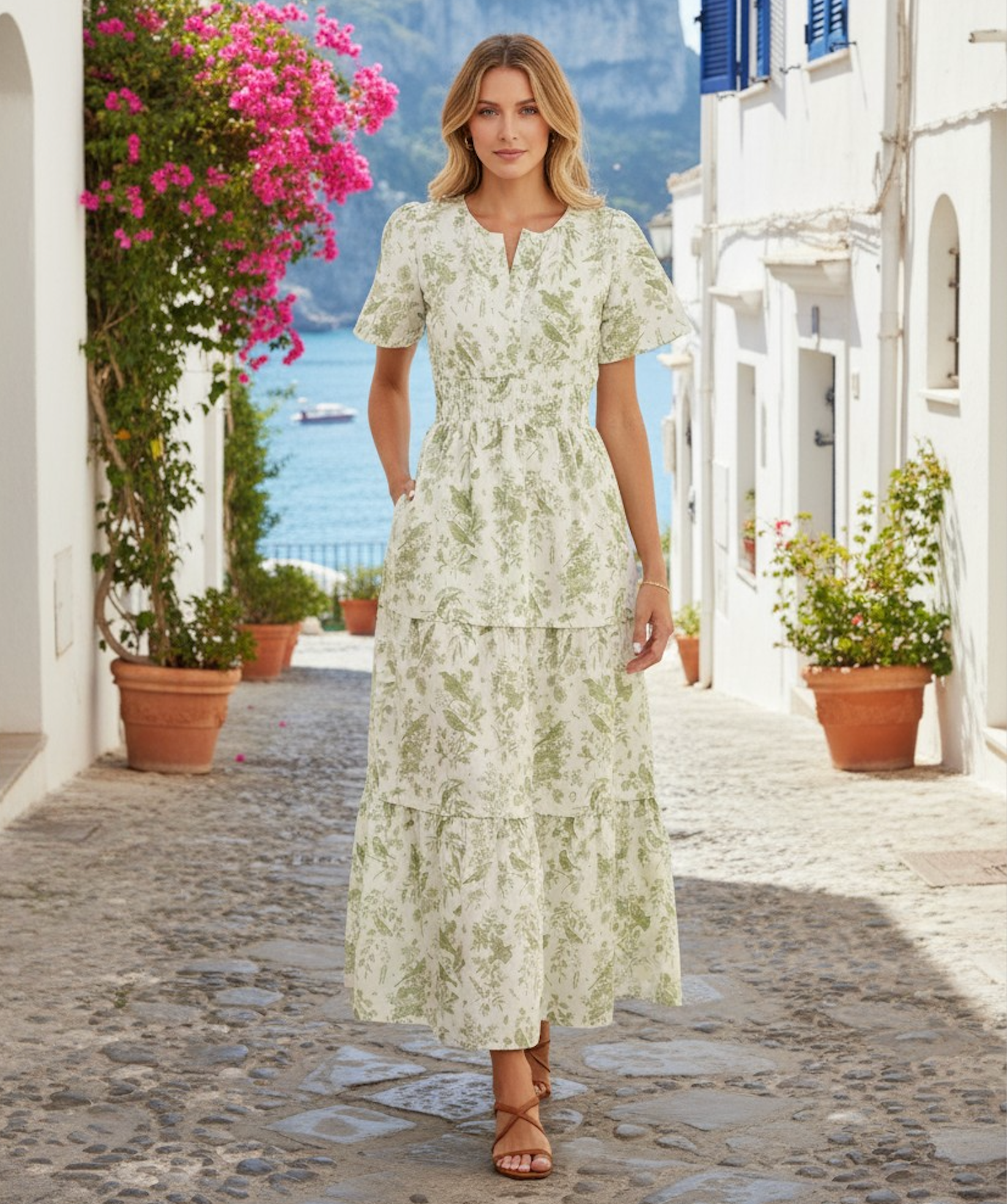 LINA MAXI DRESS TOILE