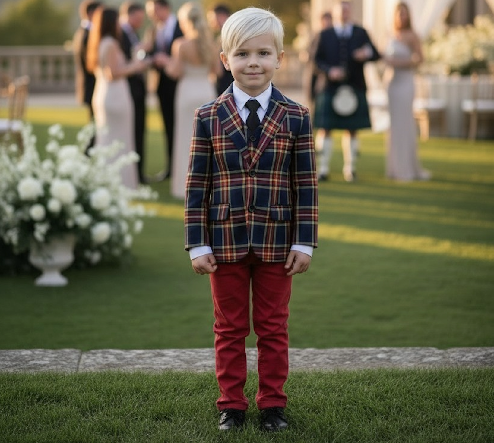 STEWART TARTAN 3PC. SUIT