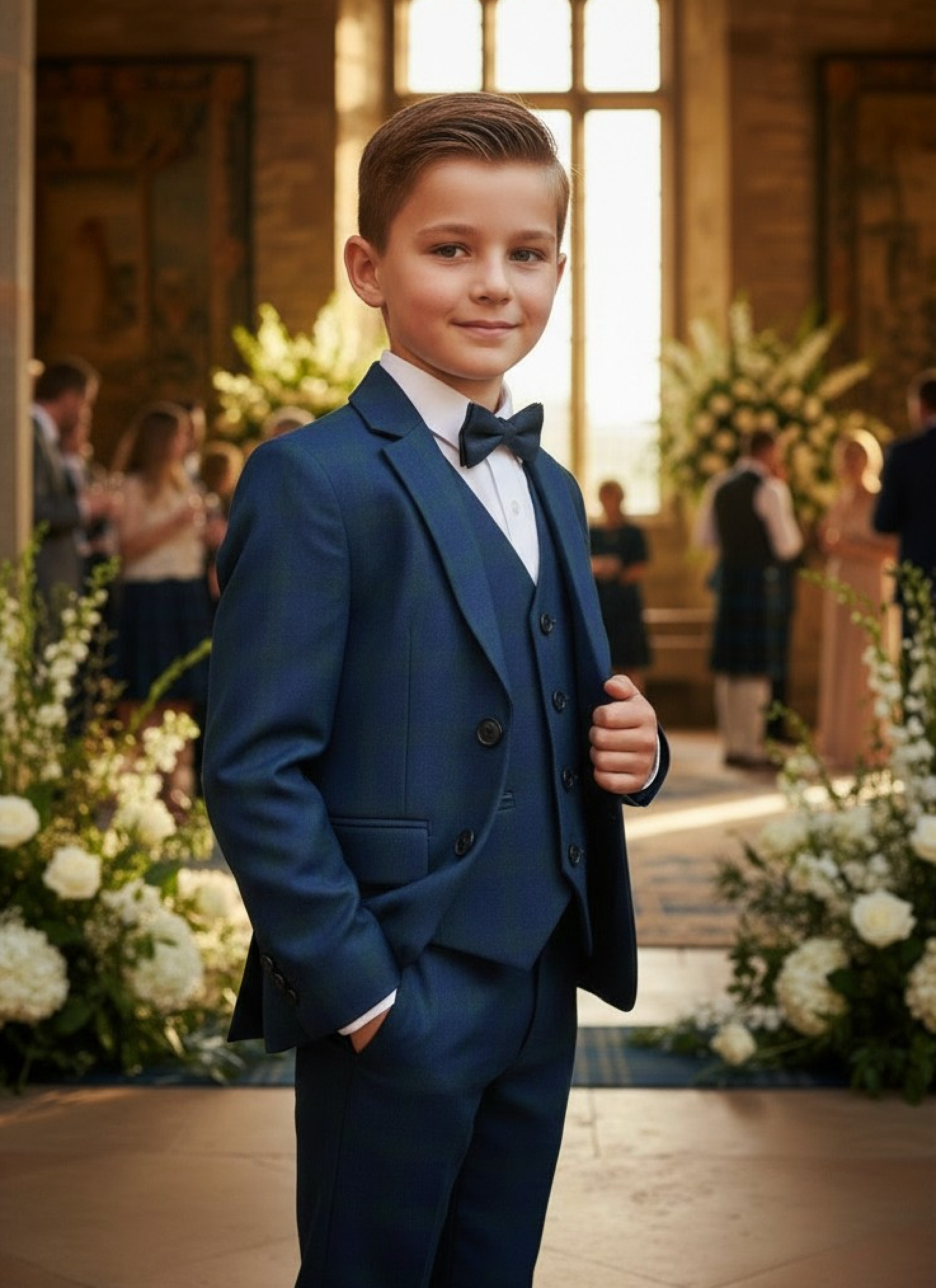 LIVINGSTON TARTAN 3PC. SUIT