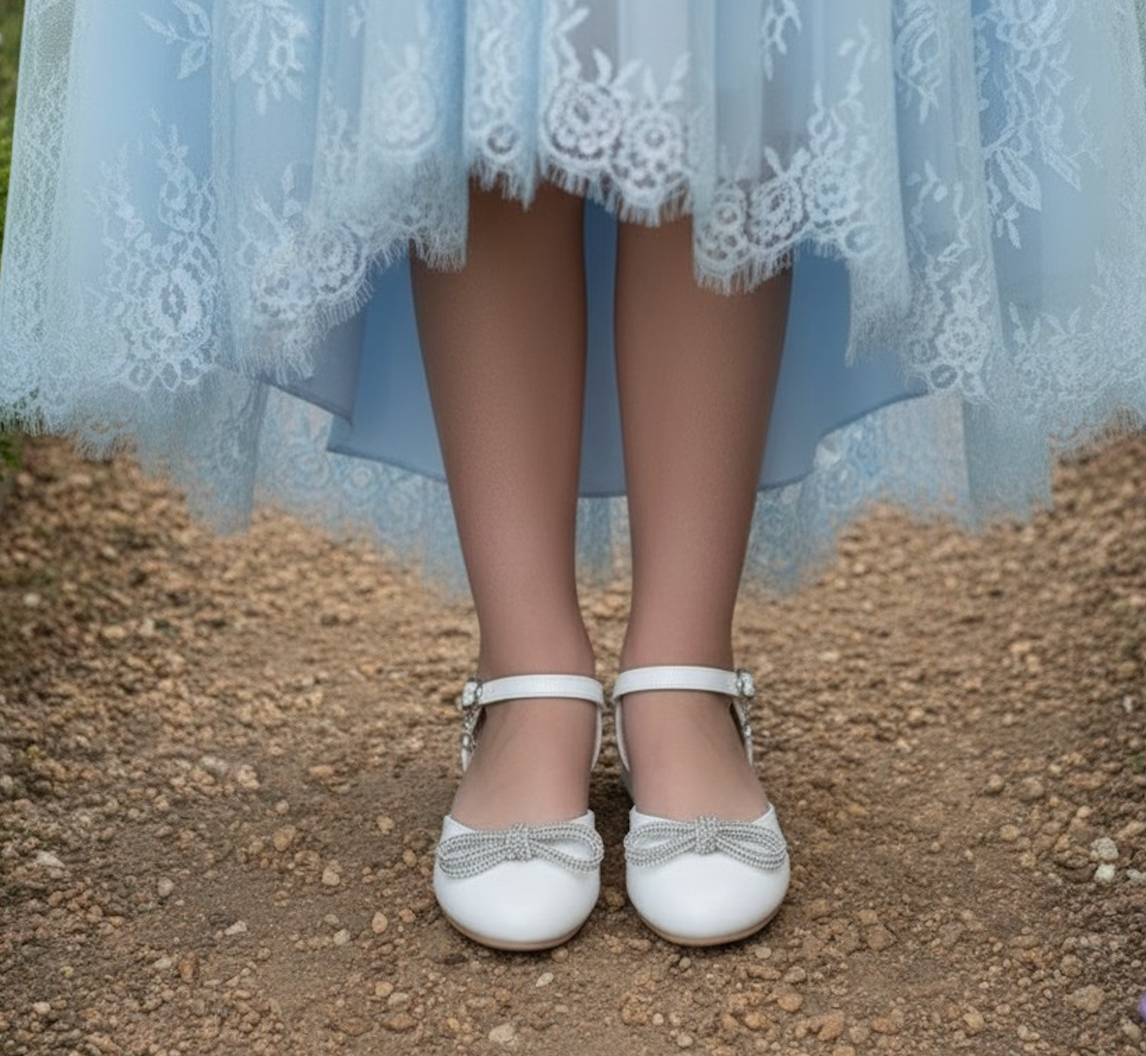 RYLEE BOW SHOE WHITE