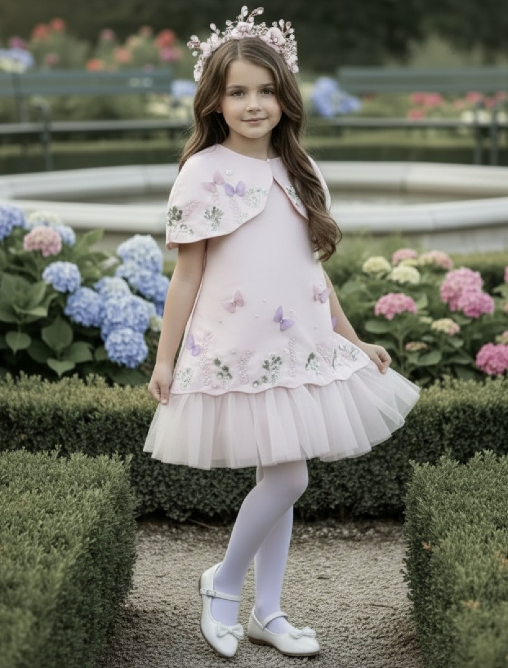 EMERY DRESS & CAPELET SET