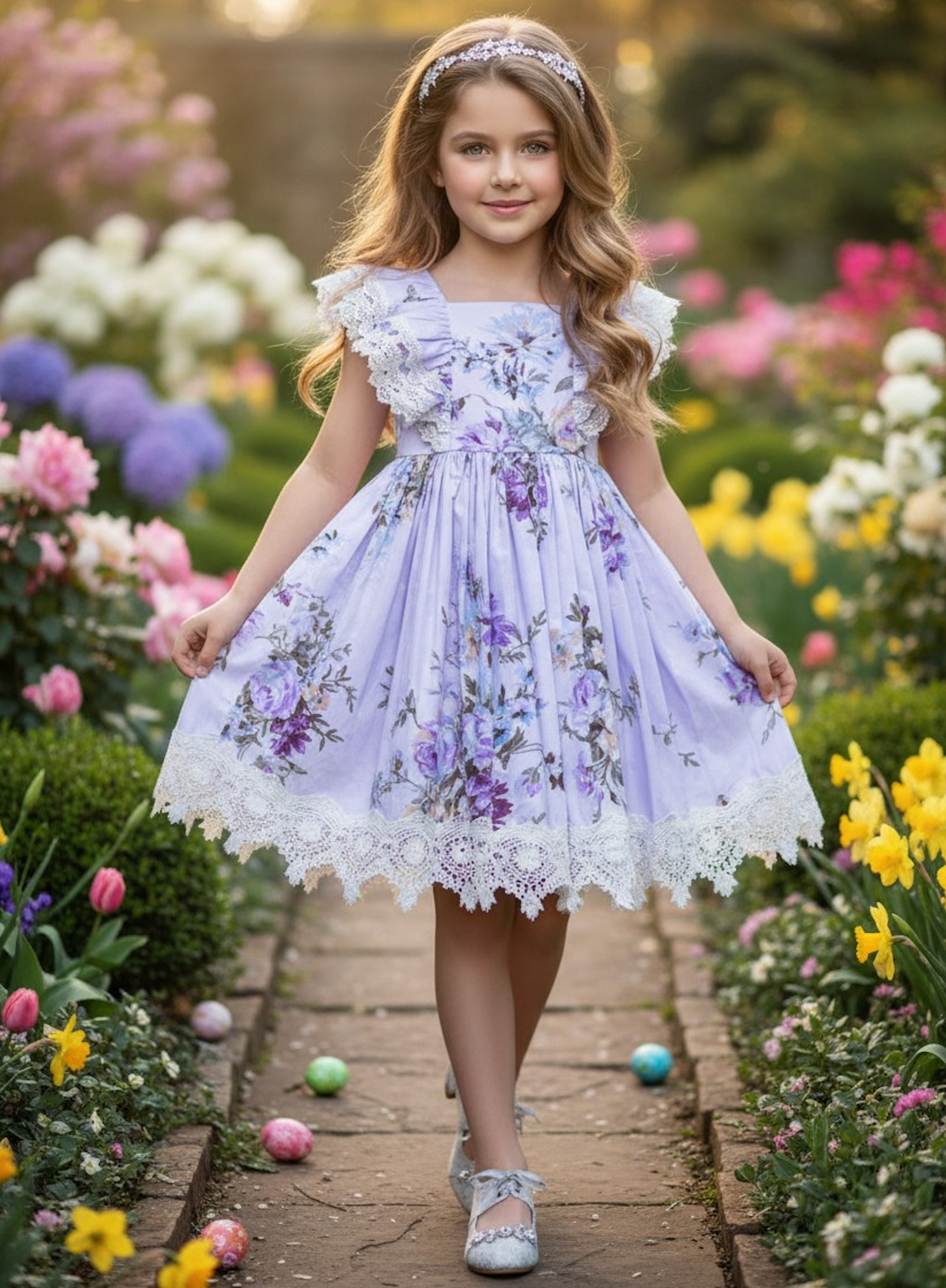 purple anna dress Disney frozen Anna nightgown - M (7/8) M (8)