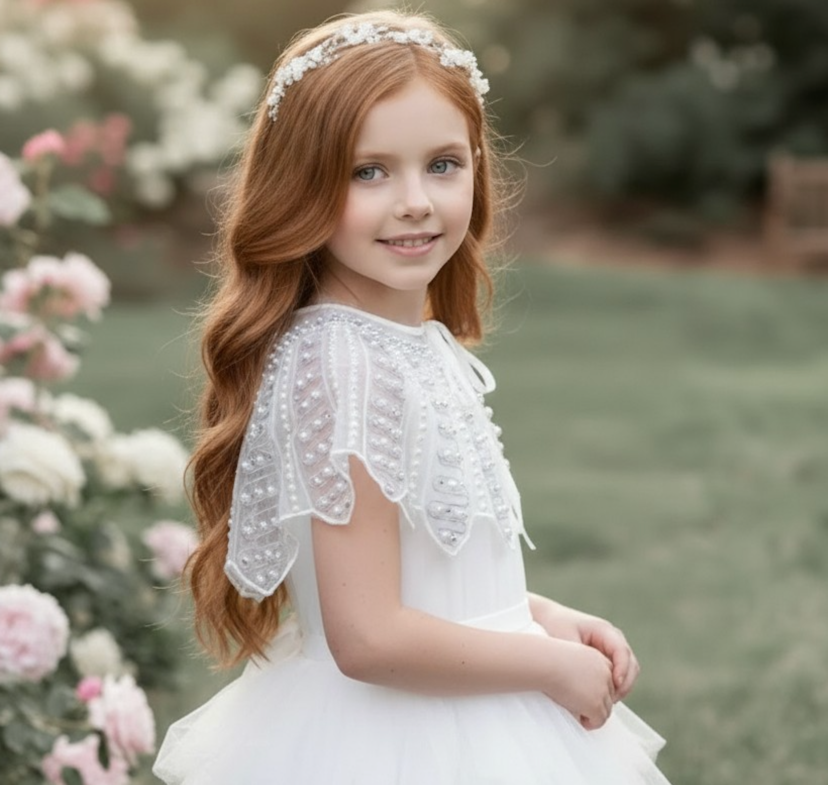 HENRIETTA JEWELED CAPE