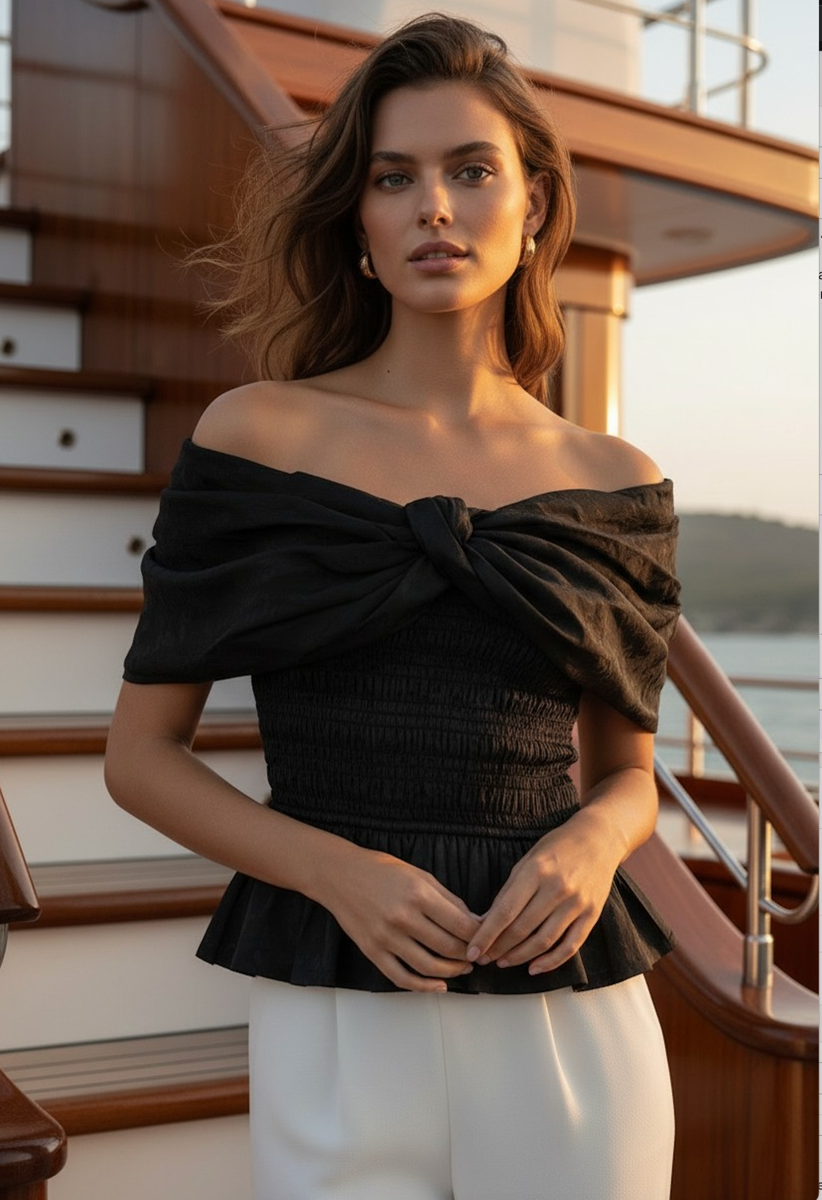 GWENIVERE BLOUSE BLACK