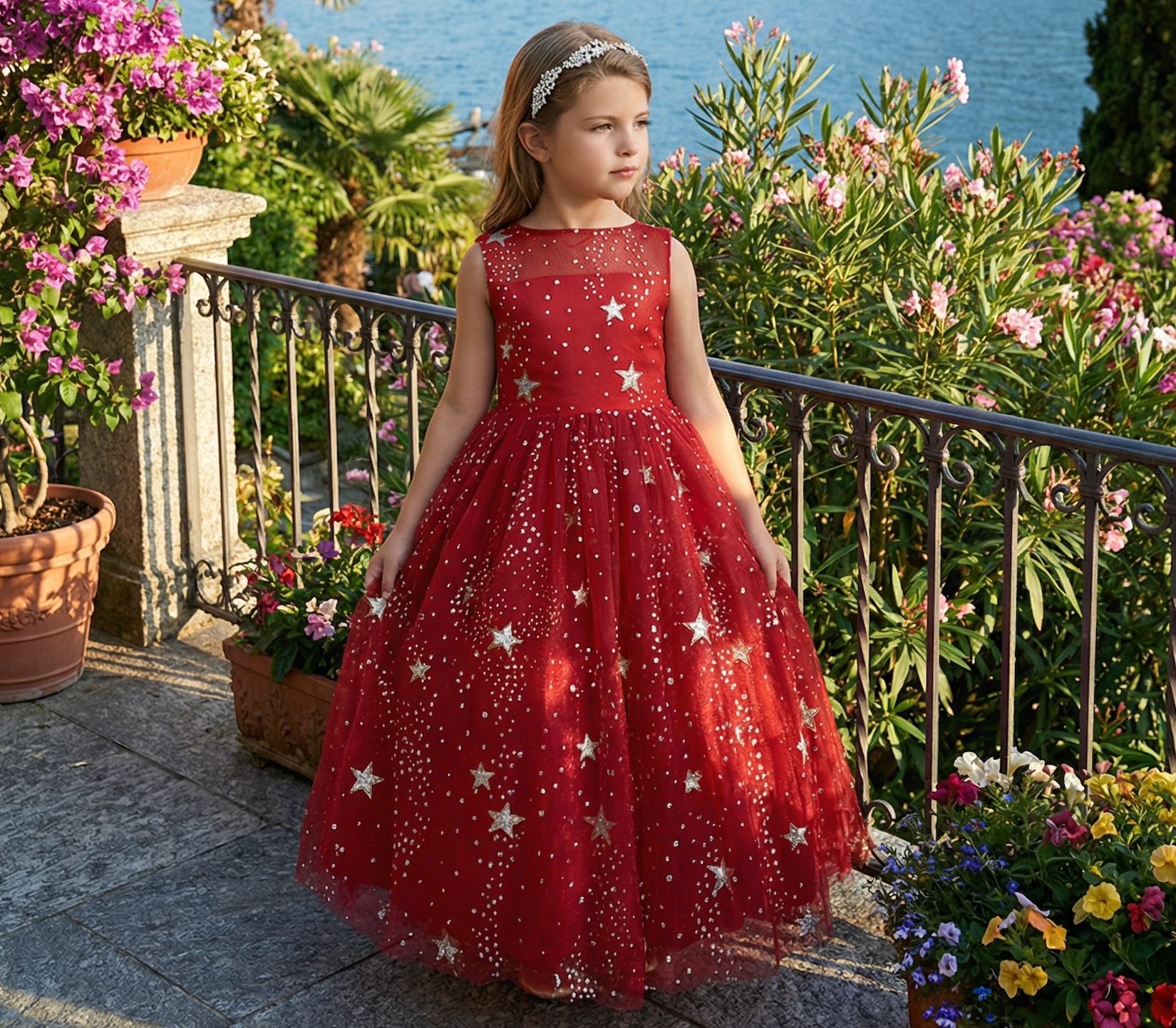 ANTOINETTE GOWN CRIMSON