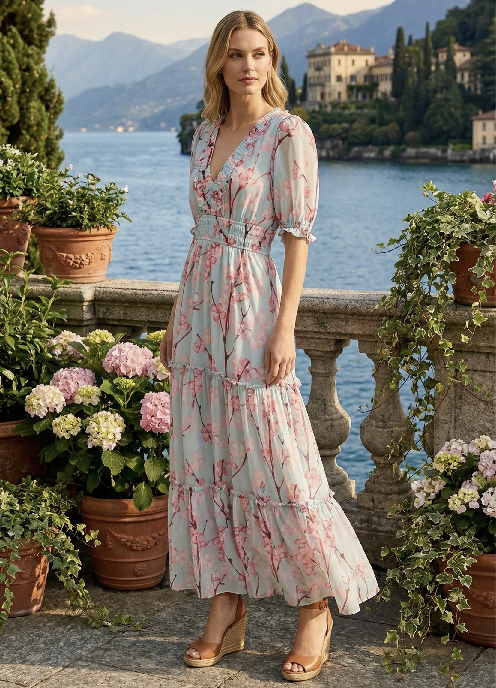 CAPUCINE DRESS CHERRY BLOSSOM XS