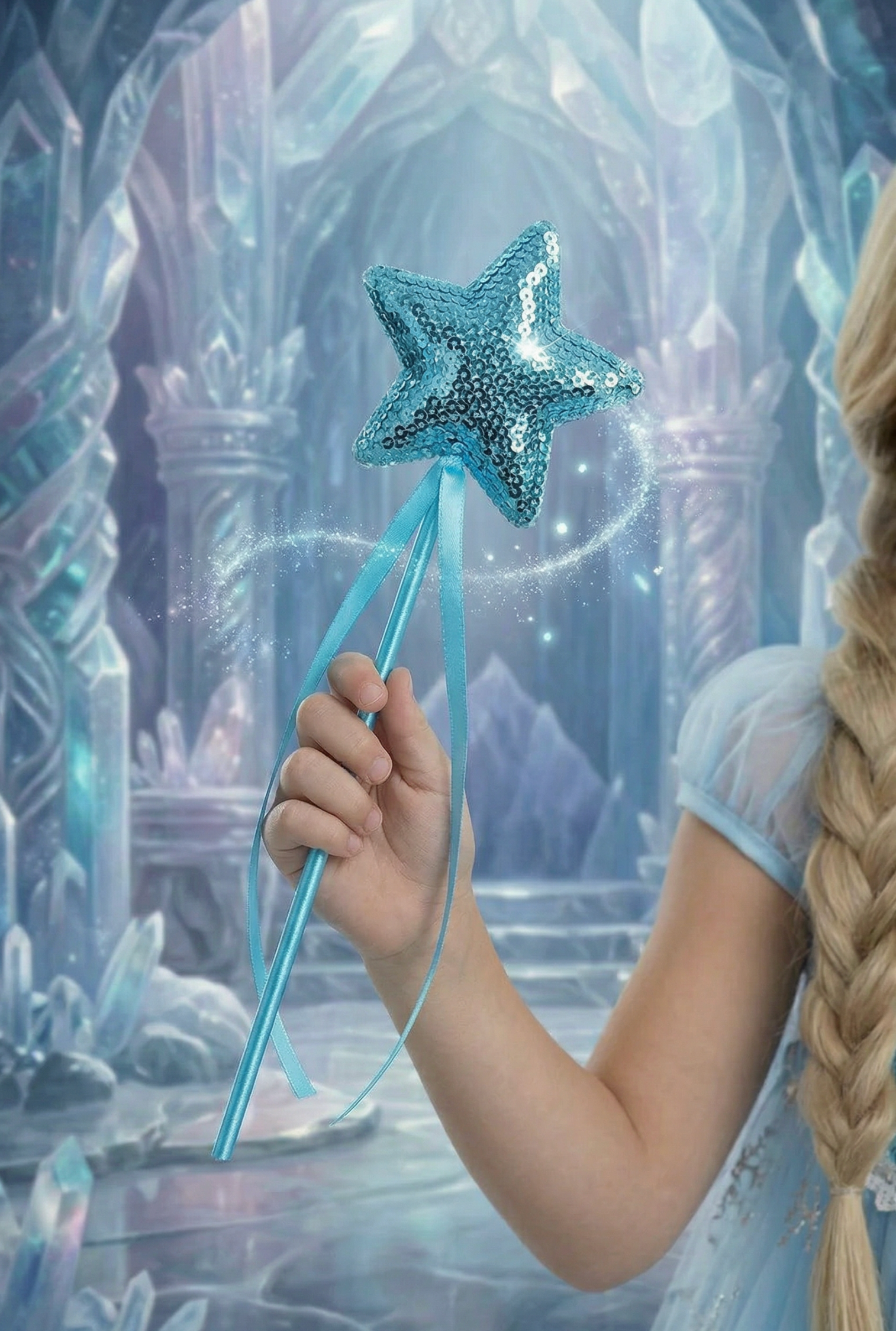 STAR WAND BLUE