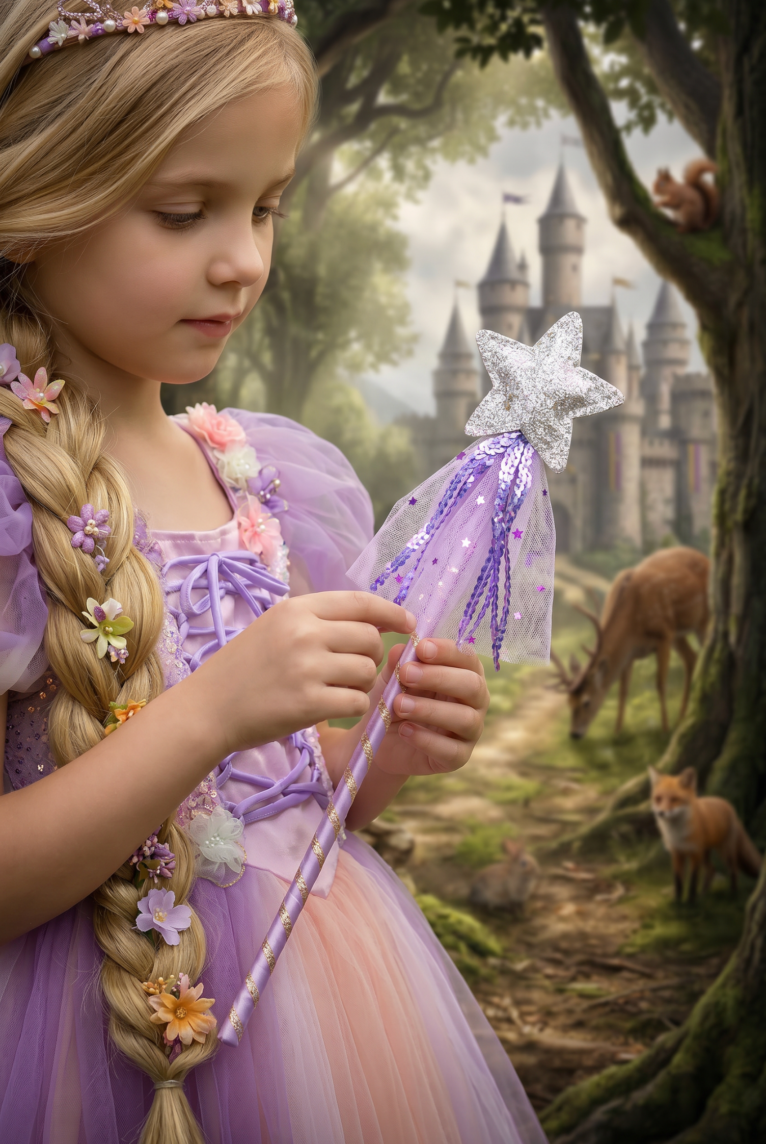 SHOOTING STAR WAND PURPLE