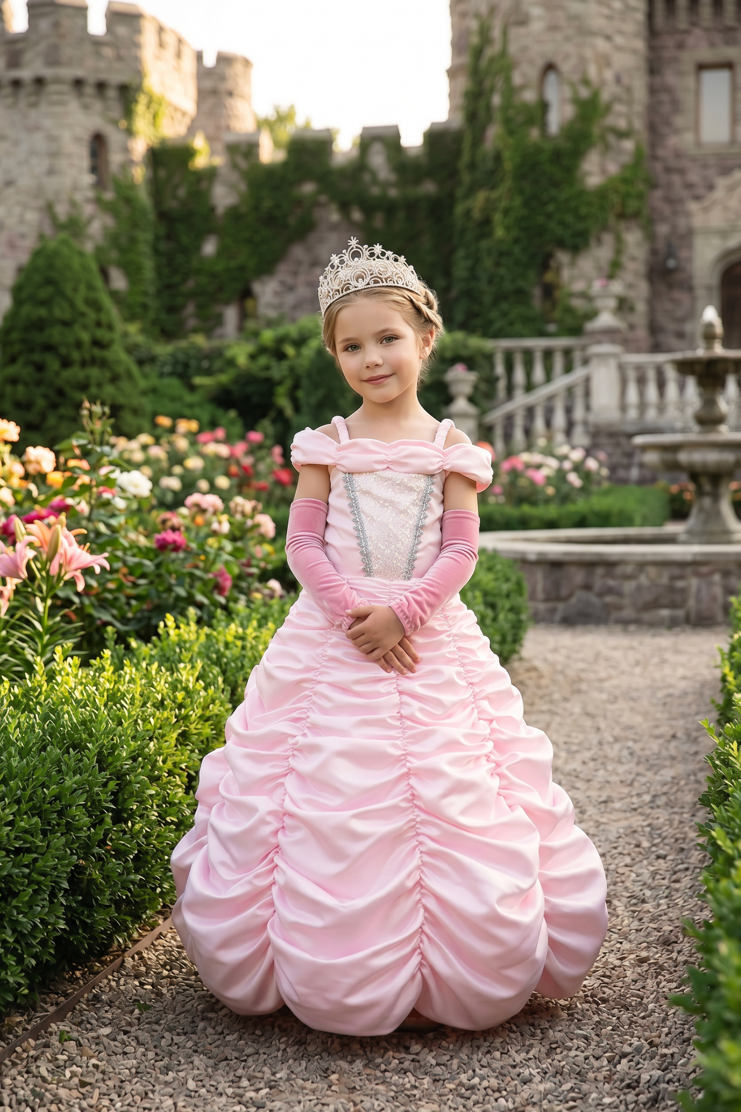 PRINCESS ANNELIESE DRESS & GLOVE SET