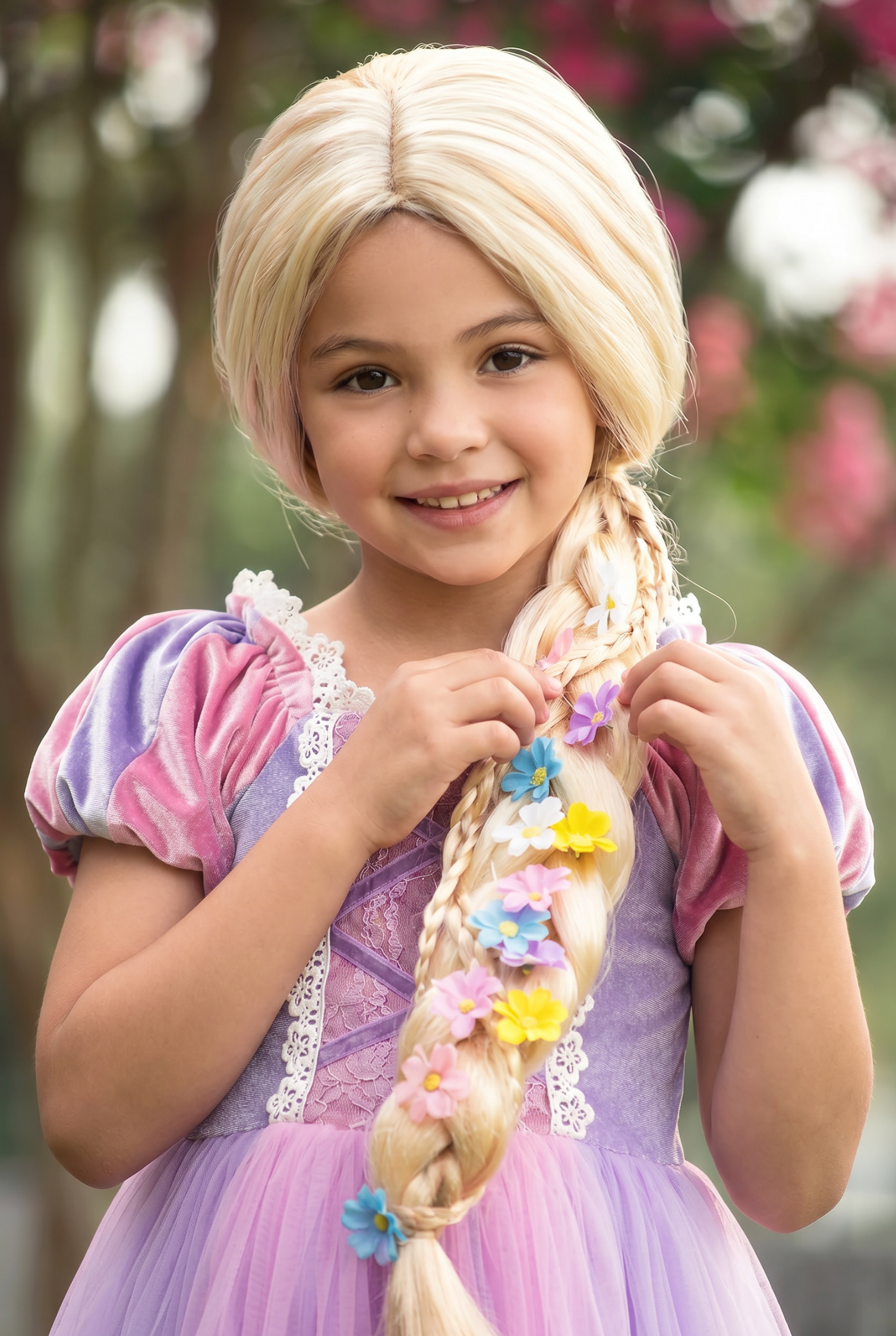 BLONDE BRAIDED WIG