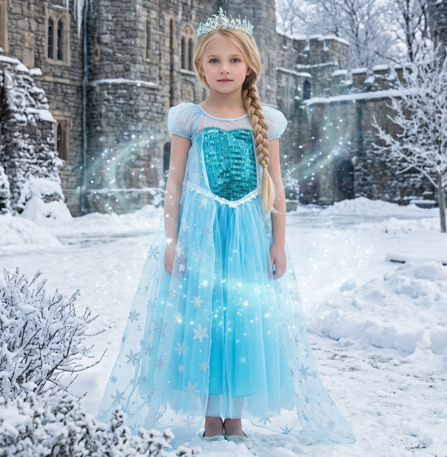 Shop Ice Queen Costume & Dress For Girls at Trishscully 12/18