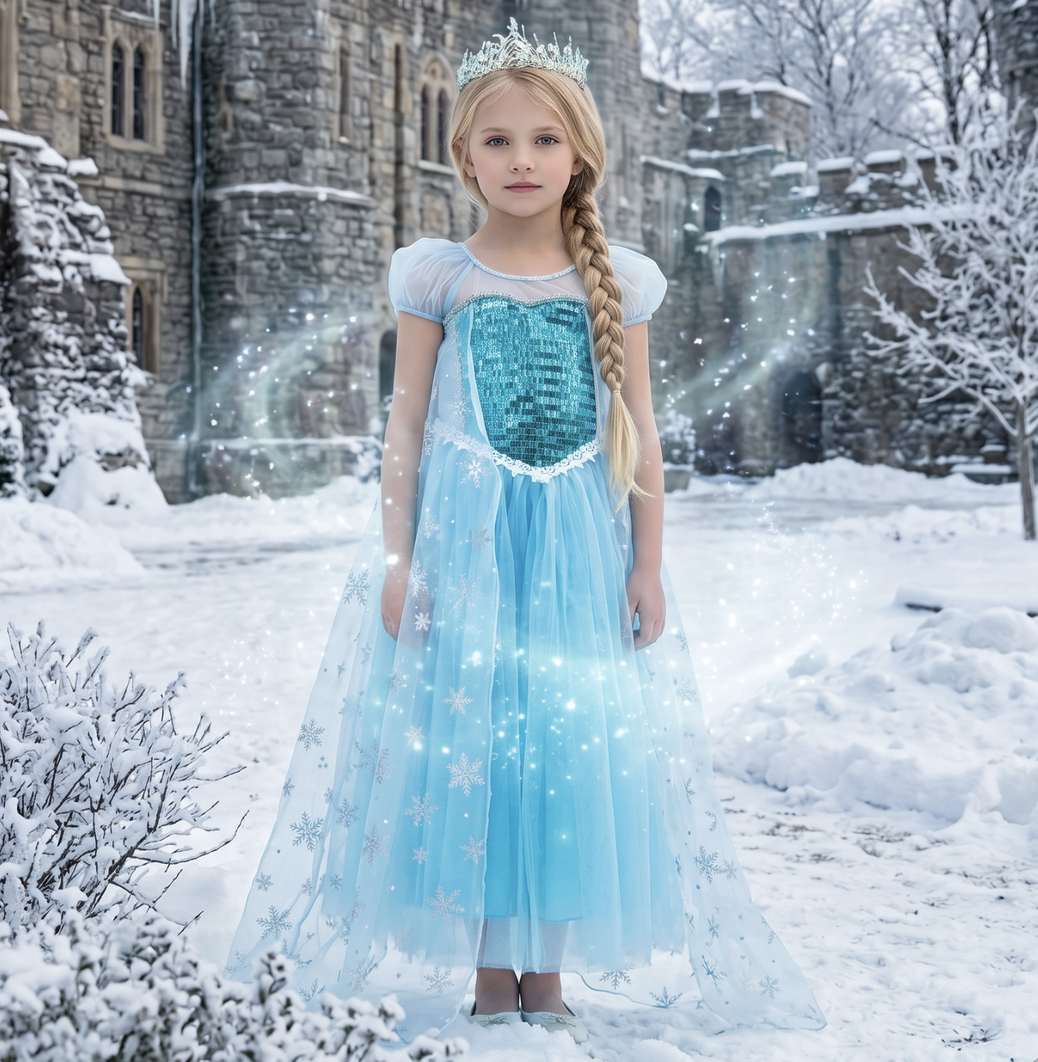 Shop Ice Queen Costume & Dress For Girls at Trishscully 12/18