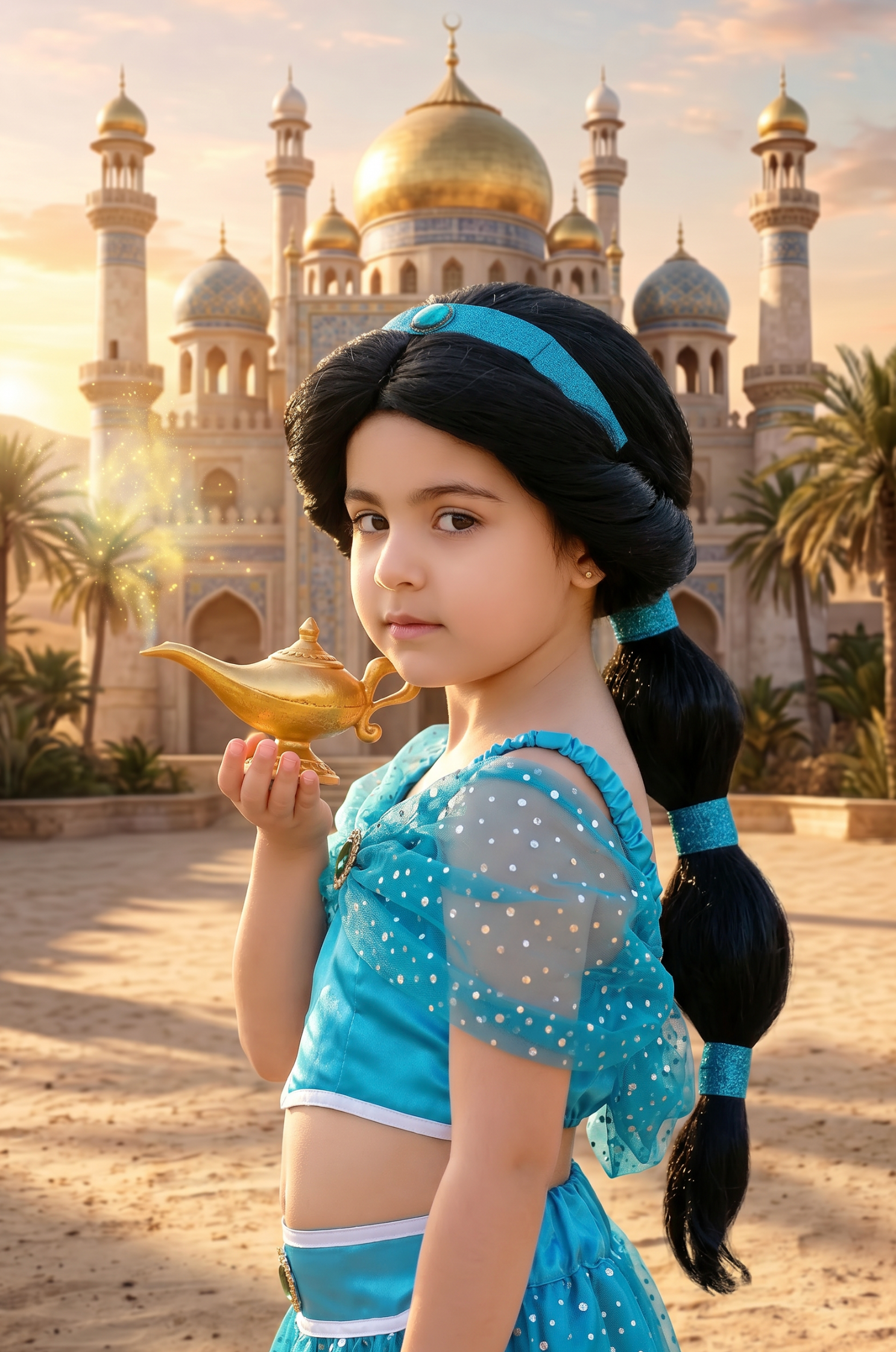 GENIE COSTUME BLUE
