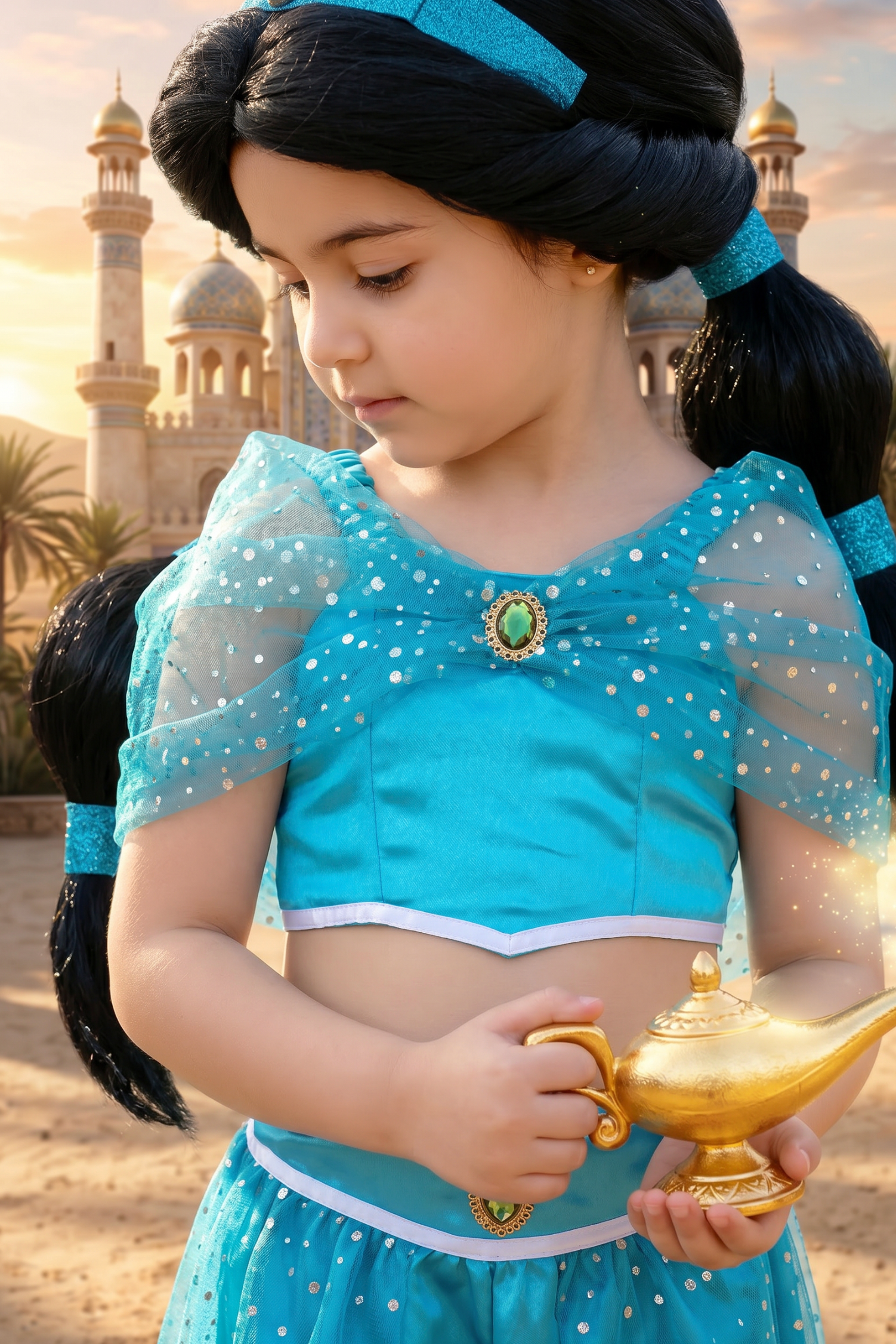 GENIE COSTUME BLUE