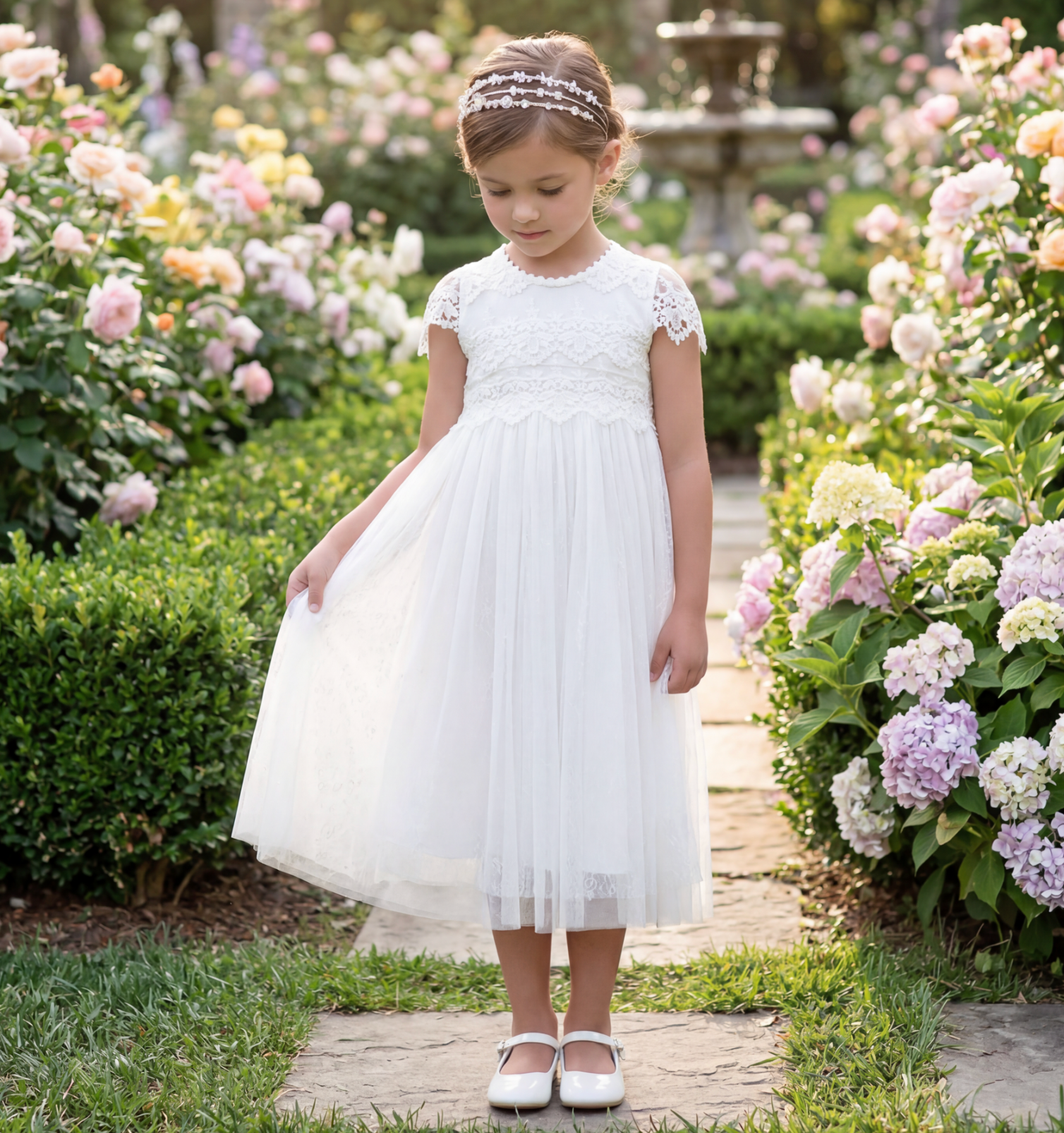 KATRINA DRESS WHITE