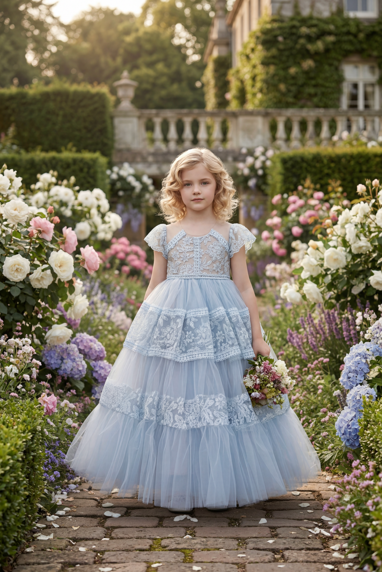CATERINA DRESS BLUE