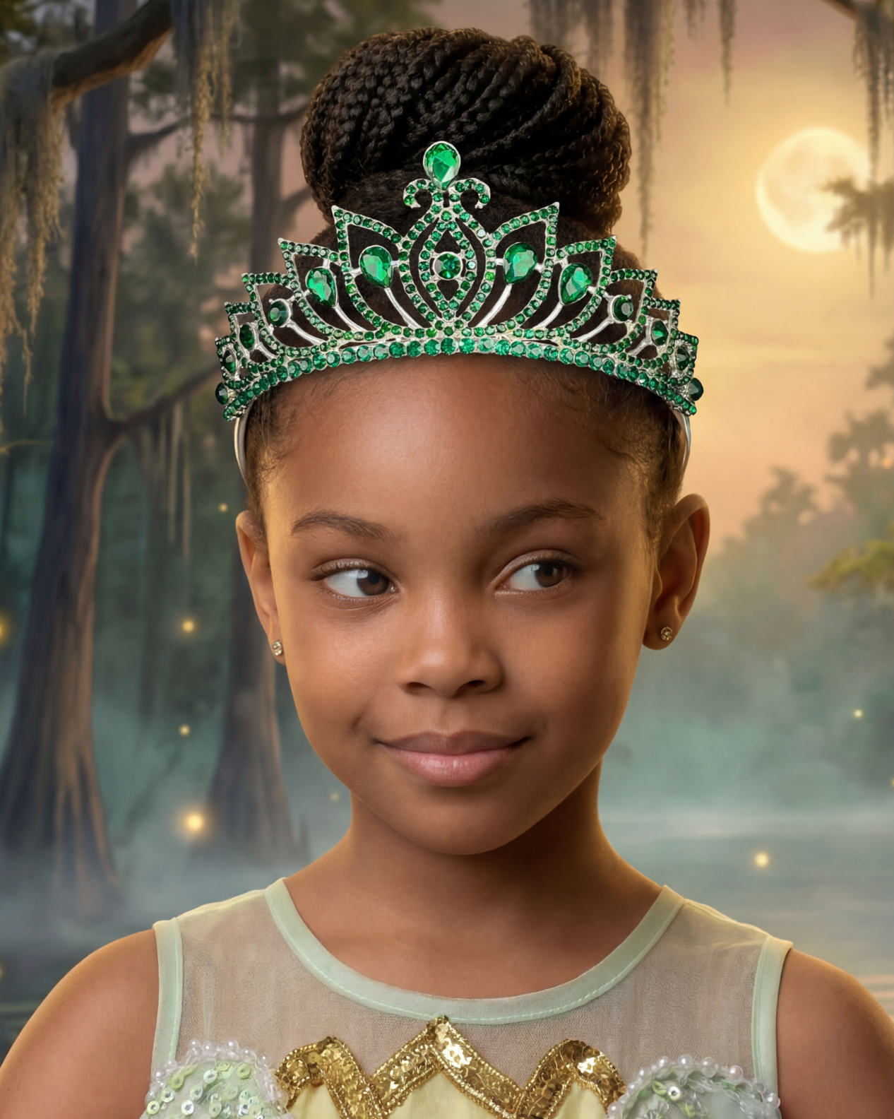 EMERALD BLOOM TIARA