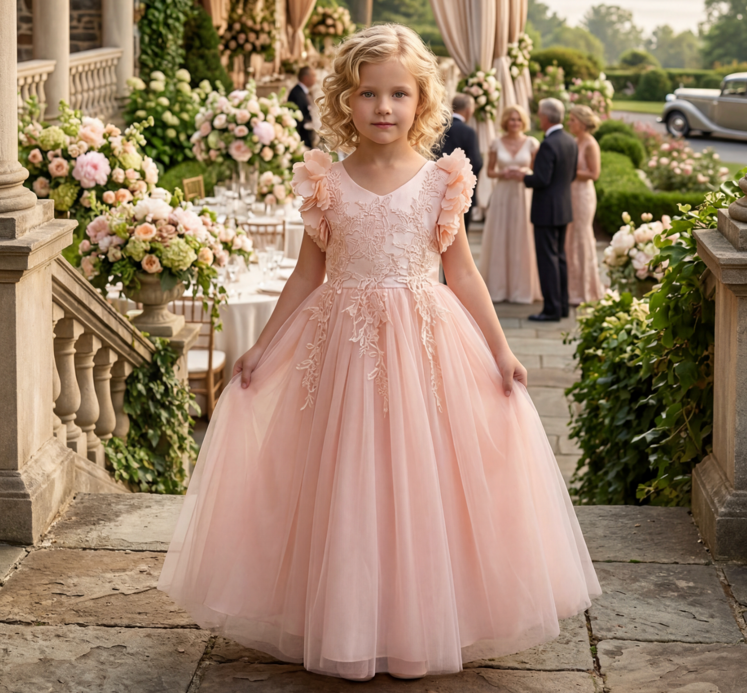 BIANCA GOWN PEACHY PINK