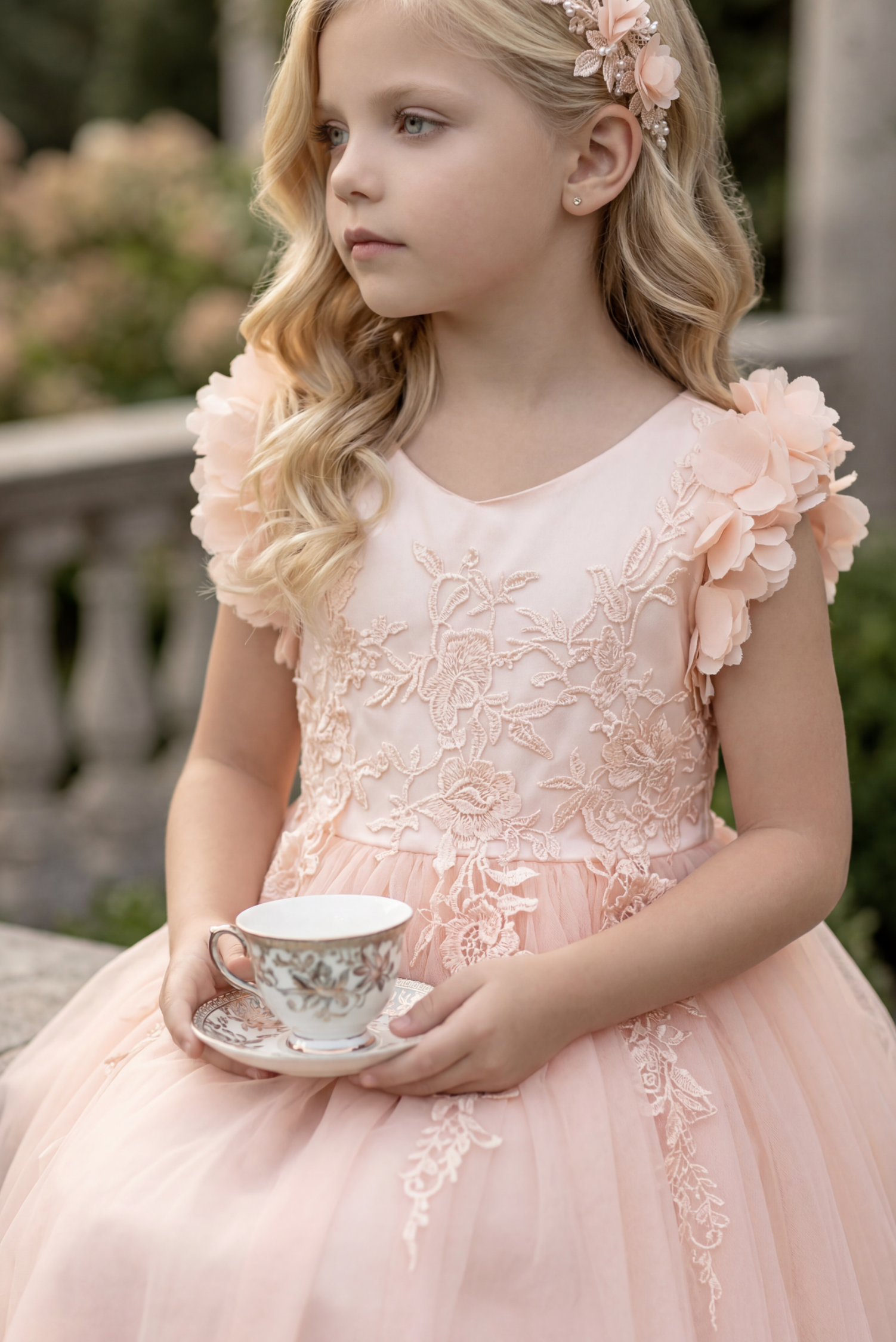 BIANCA DRESS PEACHY PINK