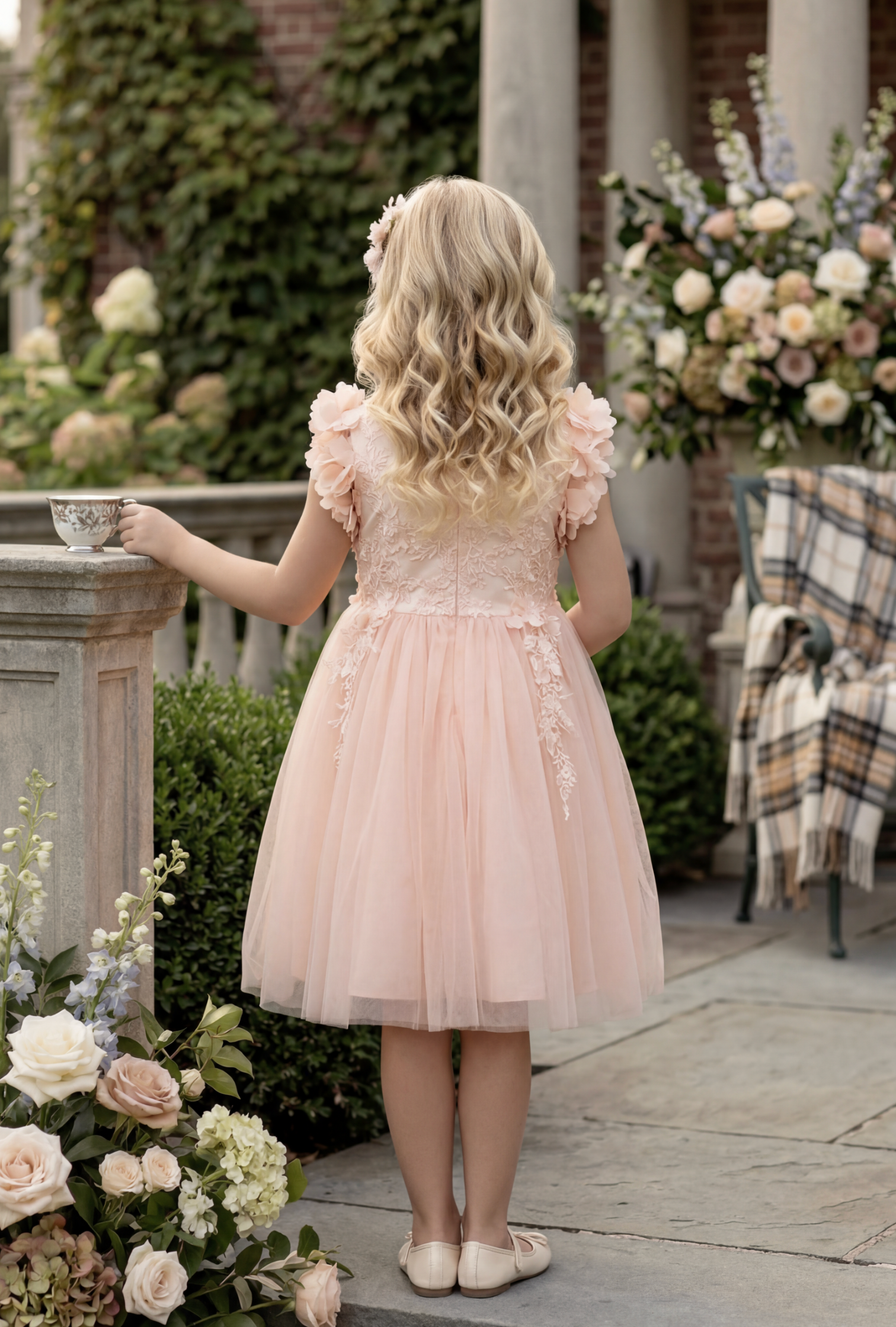 BIANCA DRESS PEACHY PINK