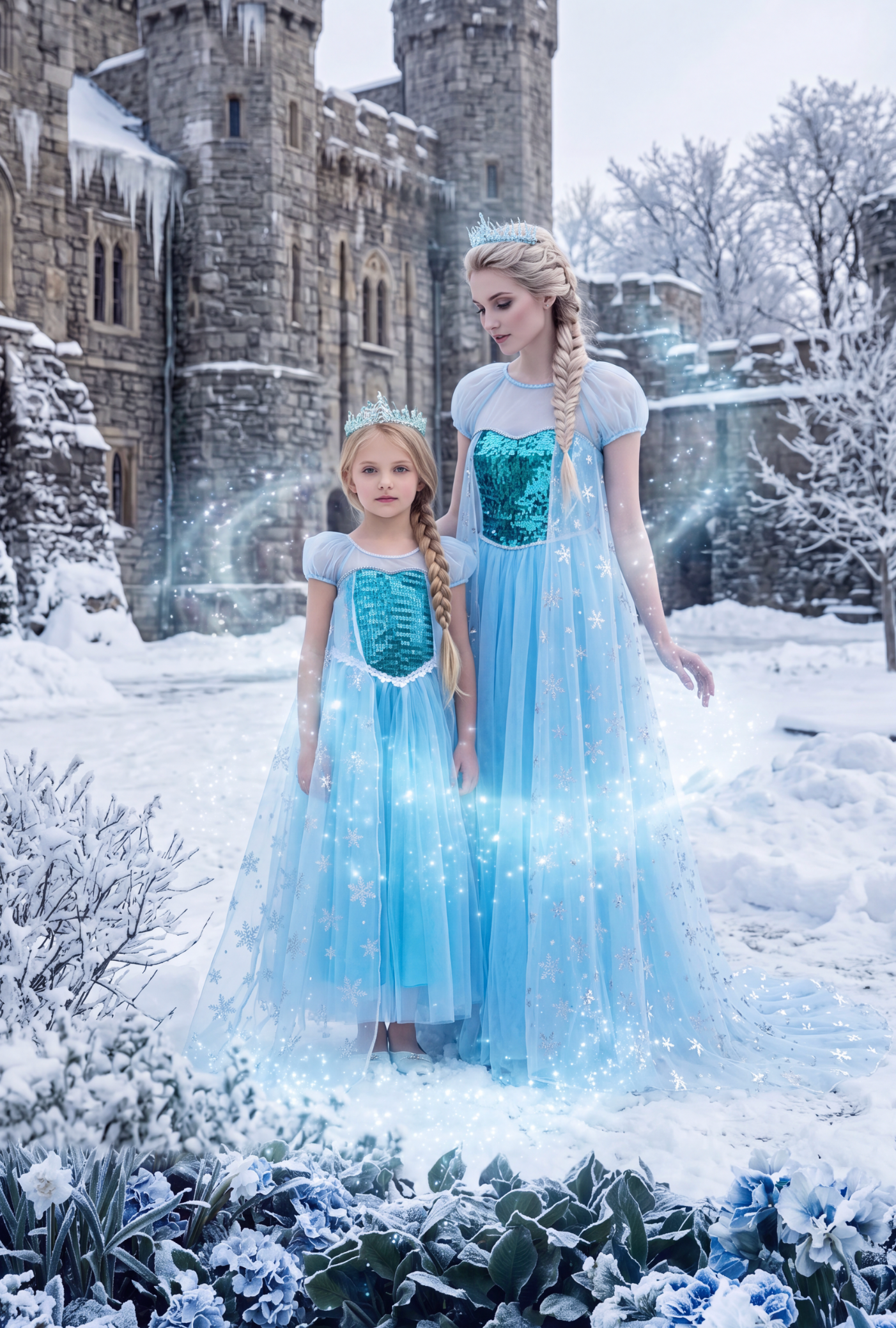 ICE QUEEN GOWN FOR WOMEN