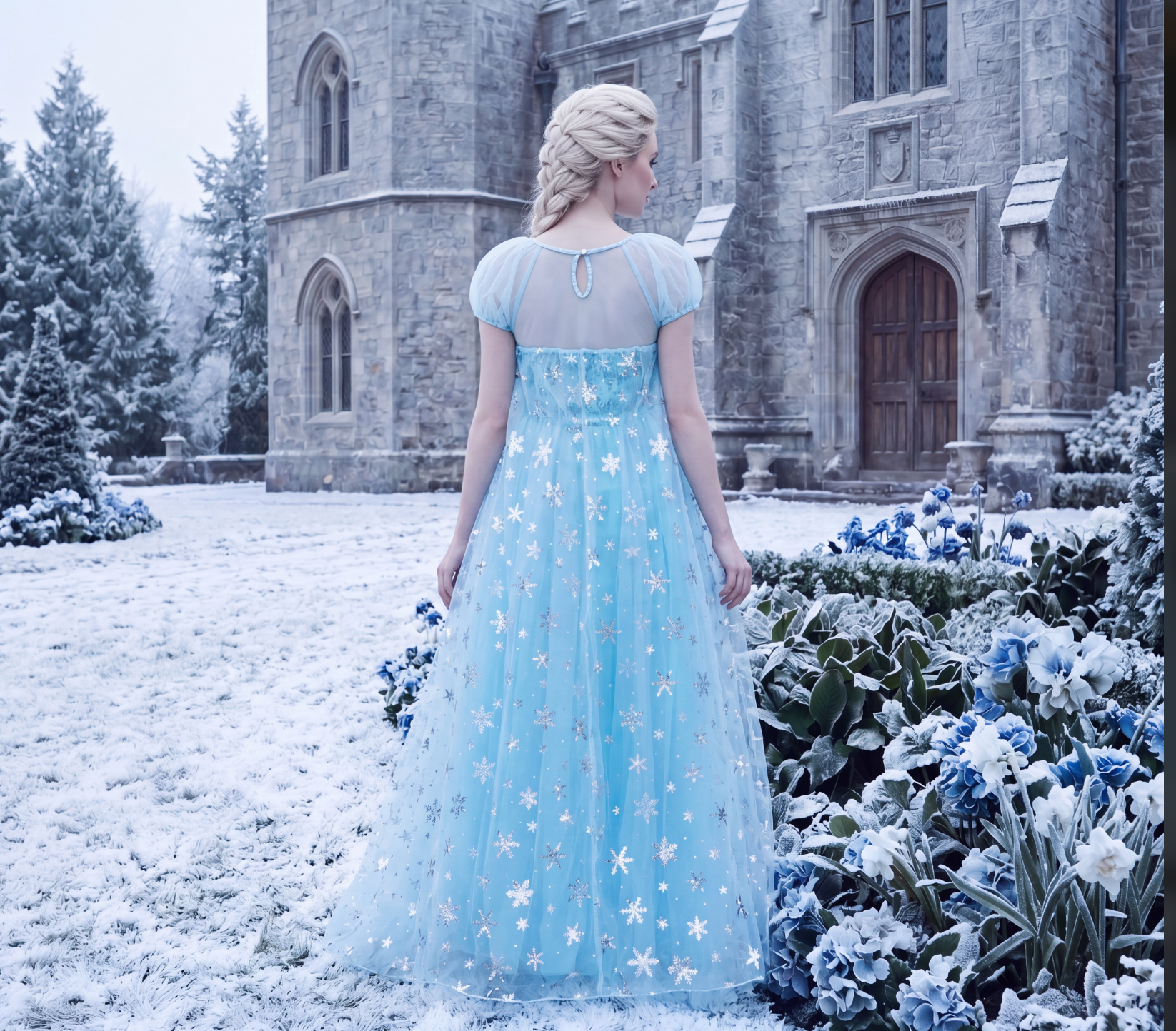 ICE QUEEN GOWN FOR WOMEN