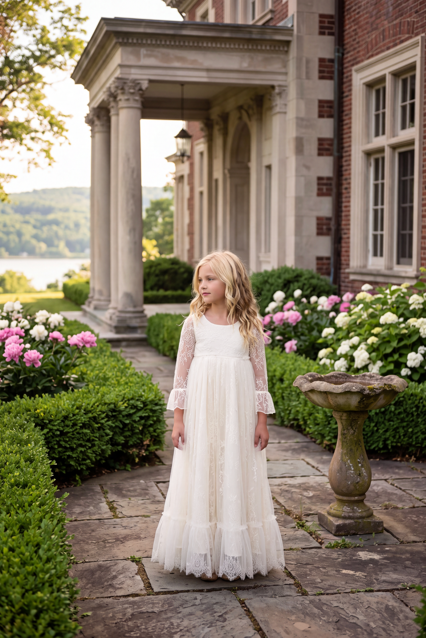 DELANEY GOWN WHITE