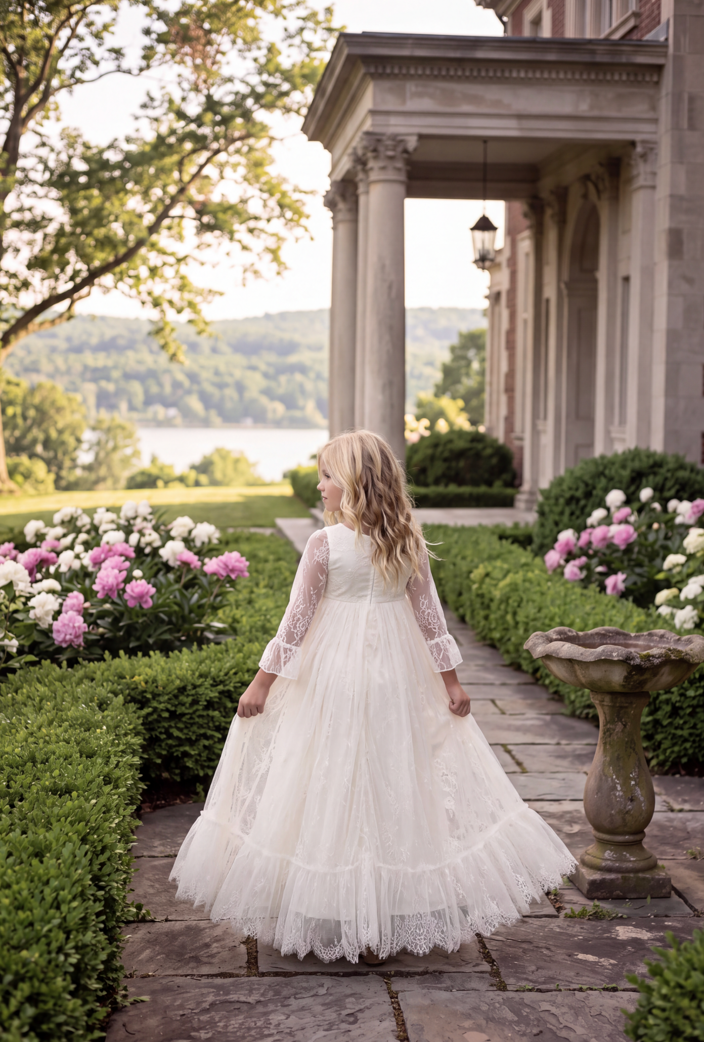 DELANEY GOWN WHITE