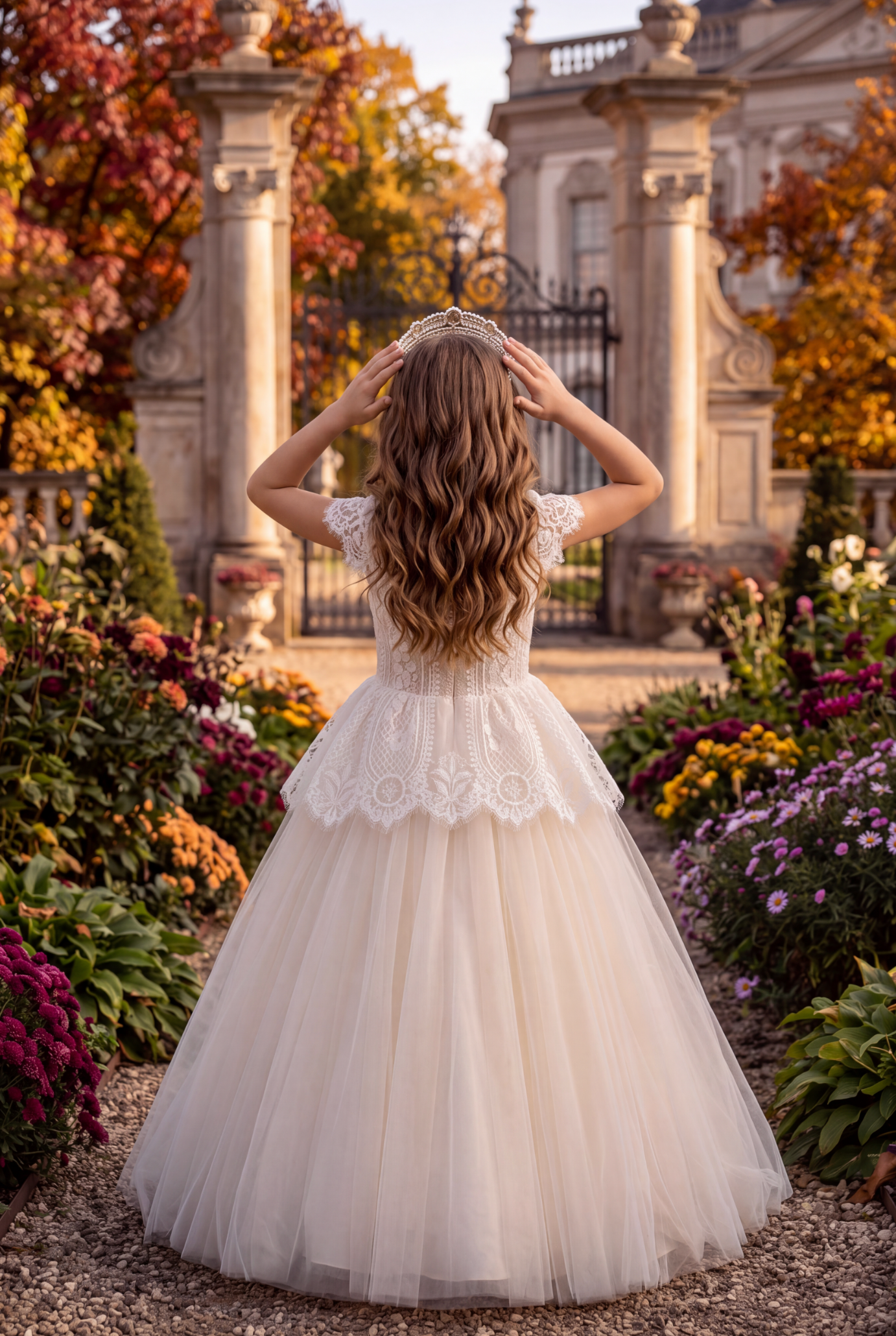 GWENDOLYN GOWN-WHITE/NATURAL
