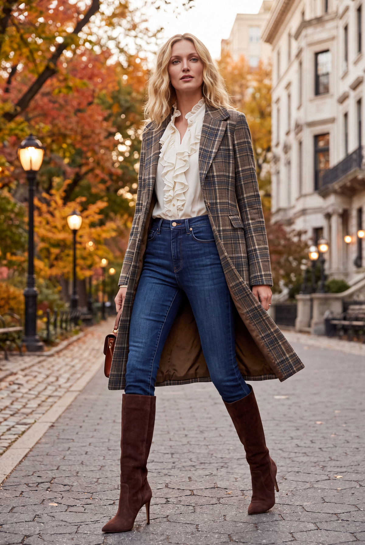 EMILIA PLAID COAT