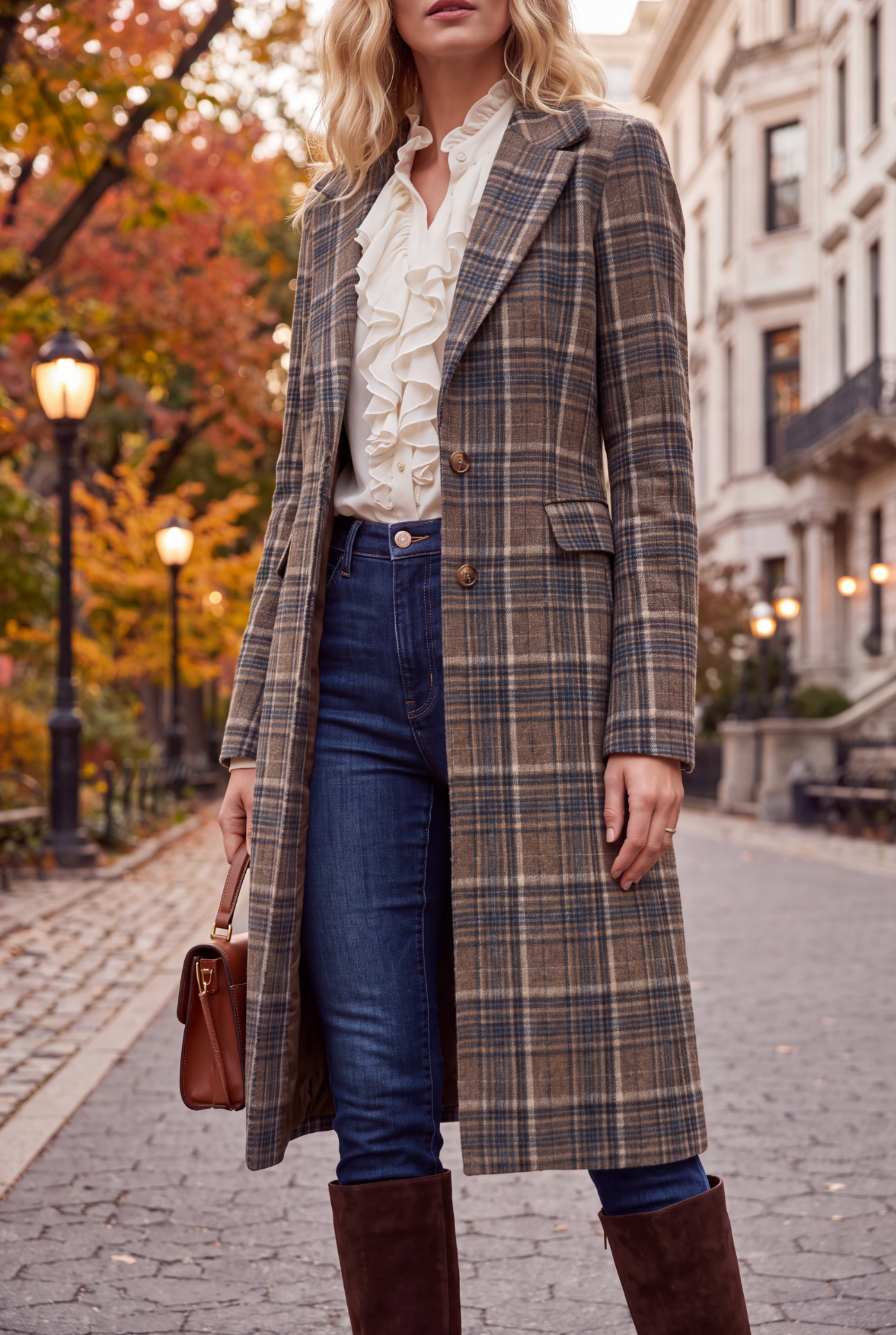 EMILIA PLAID COAT