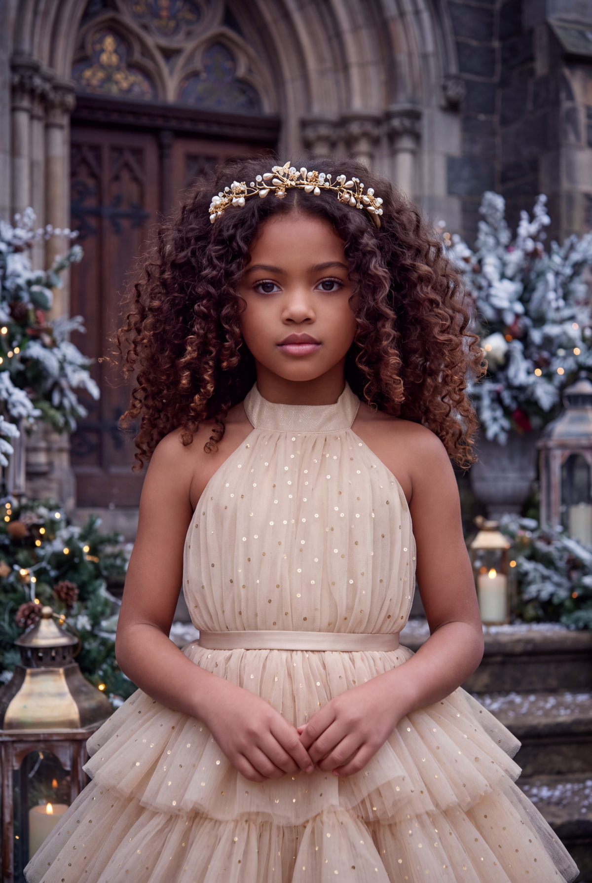 AMEERAH DRESS CHAMPAGNE