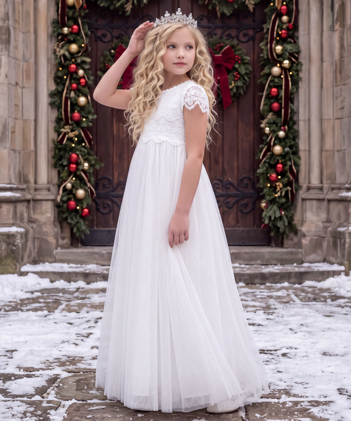 KATRINA GOWN WHITE