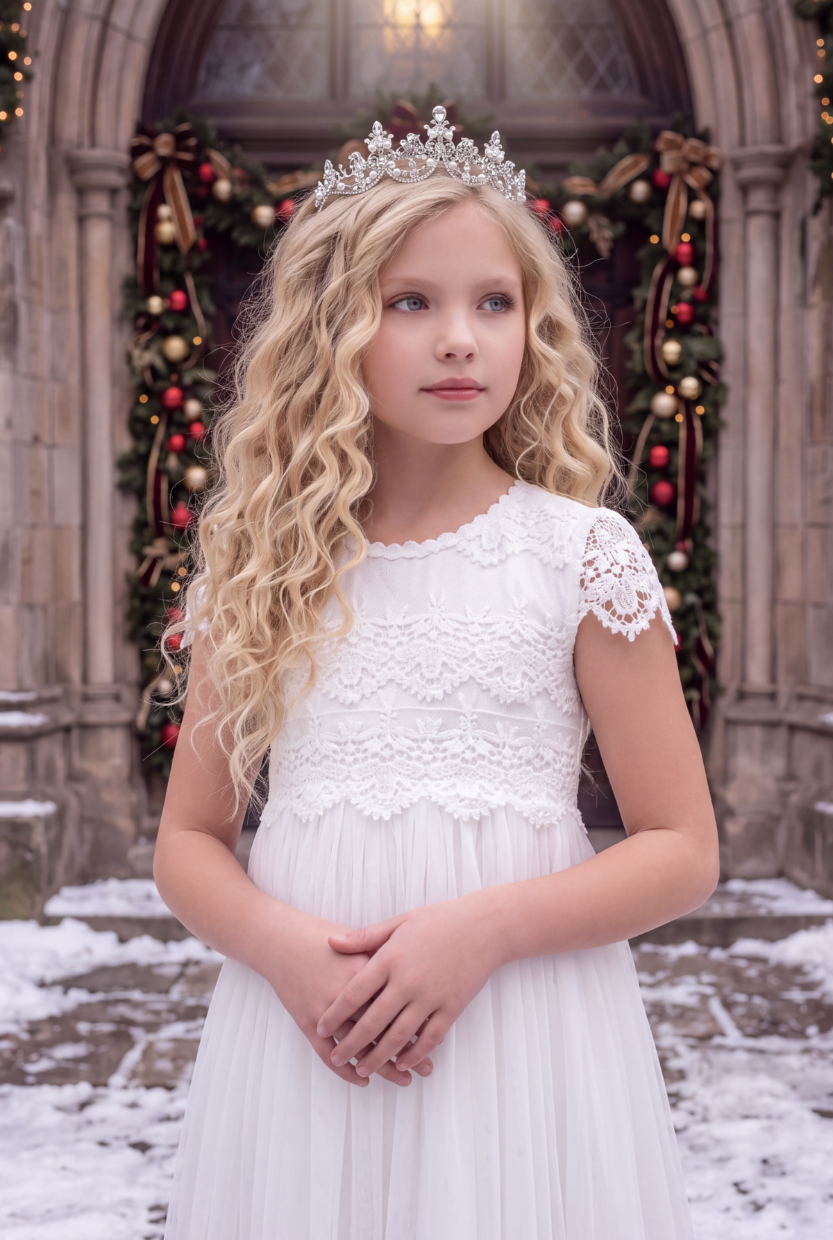 KATRINA GOWN WHITE