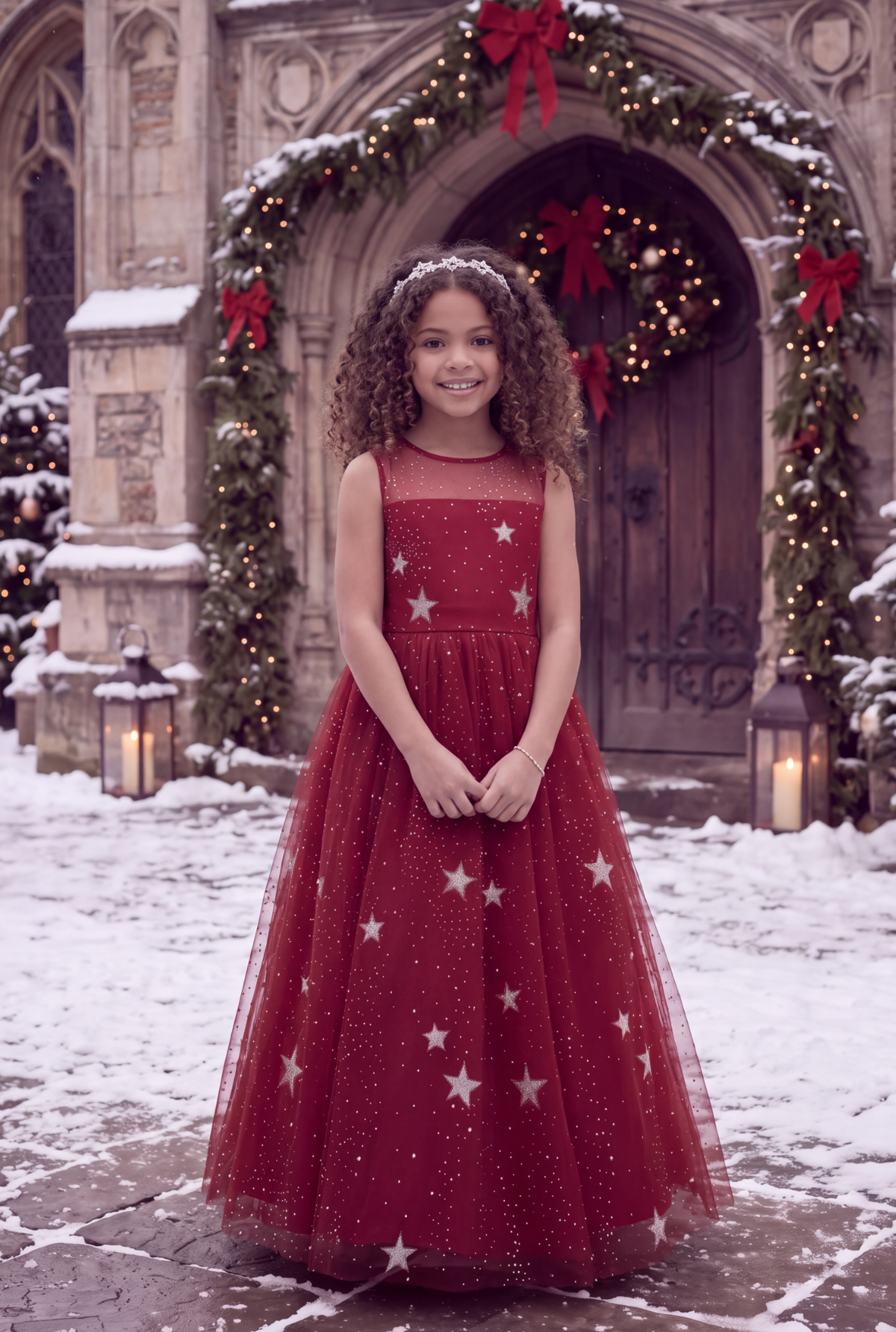 ANTOINETTE GOWN CRIMSON