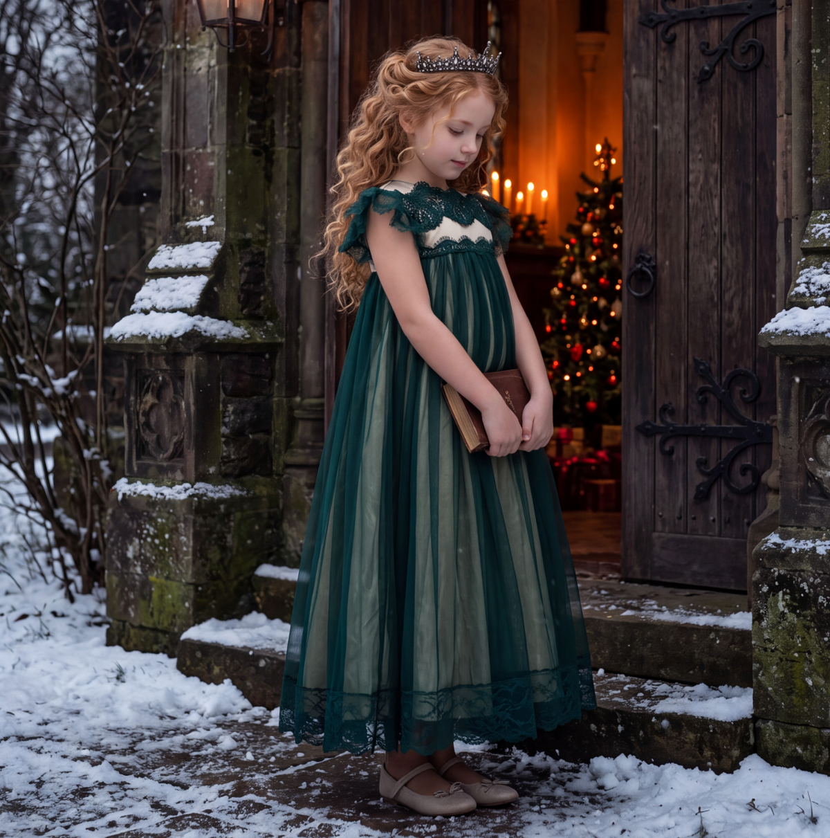 ADRIANA DRESS EMERALD