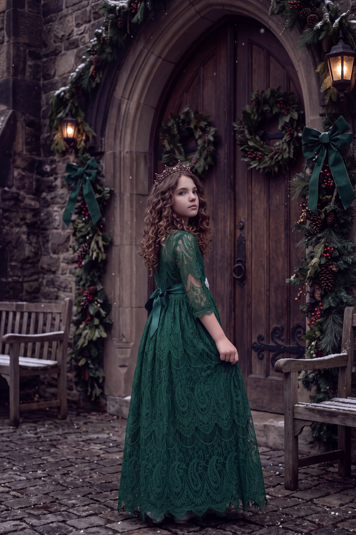 BELLA RAFAELA GOWN EMERALD